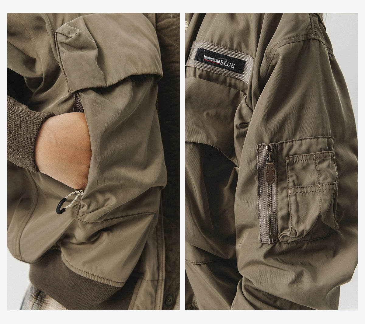 Utility Pocket Bomber Jacket