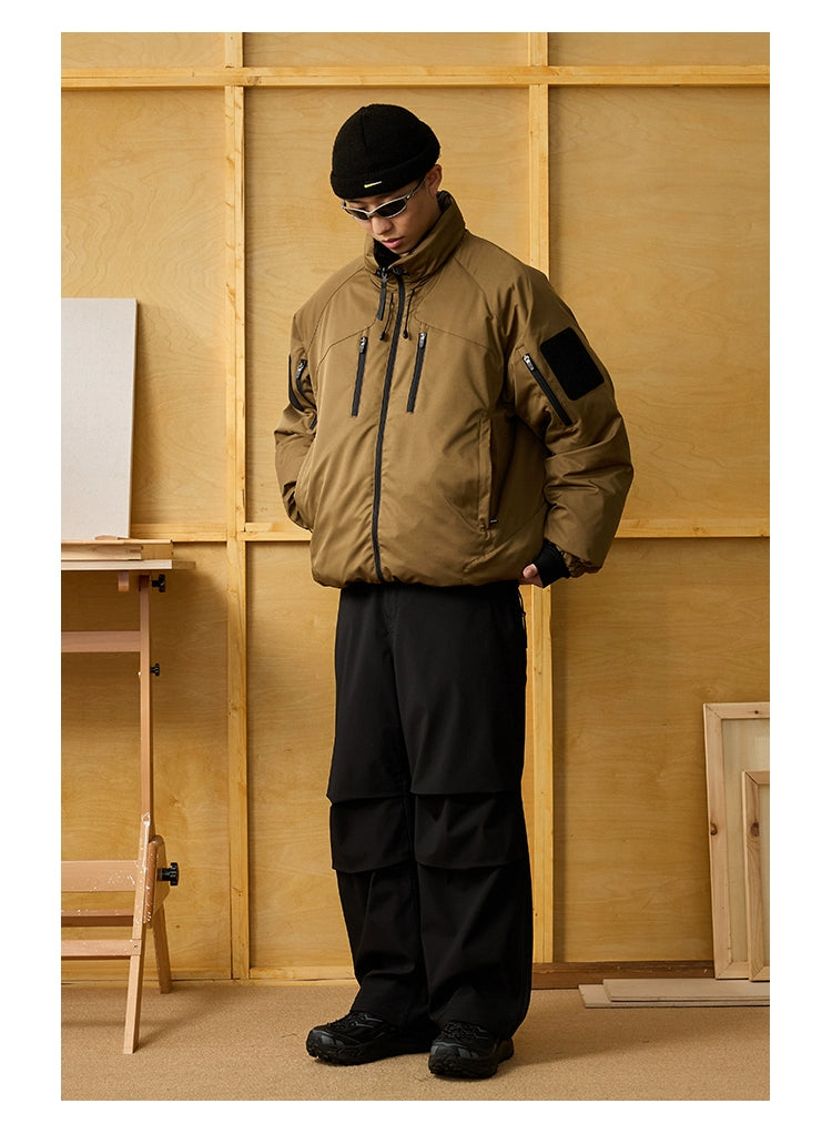 Fleece-Lined Warm Paratrooper Pants