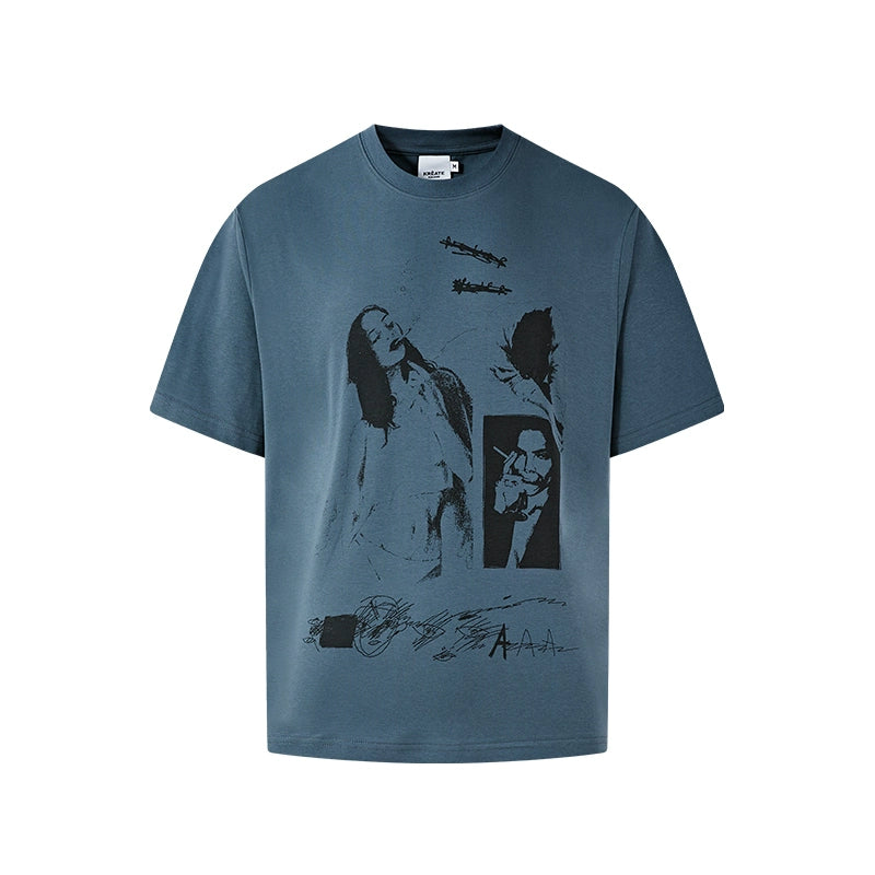 UPF 50+ Graphic Print T-Shirts