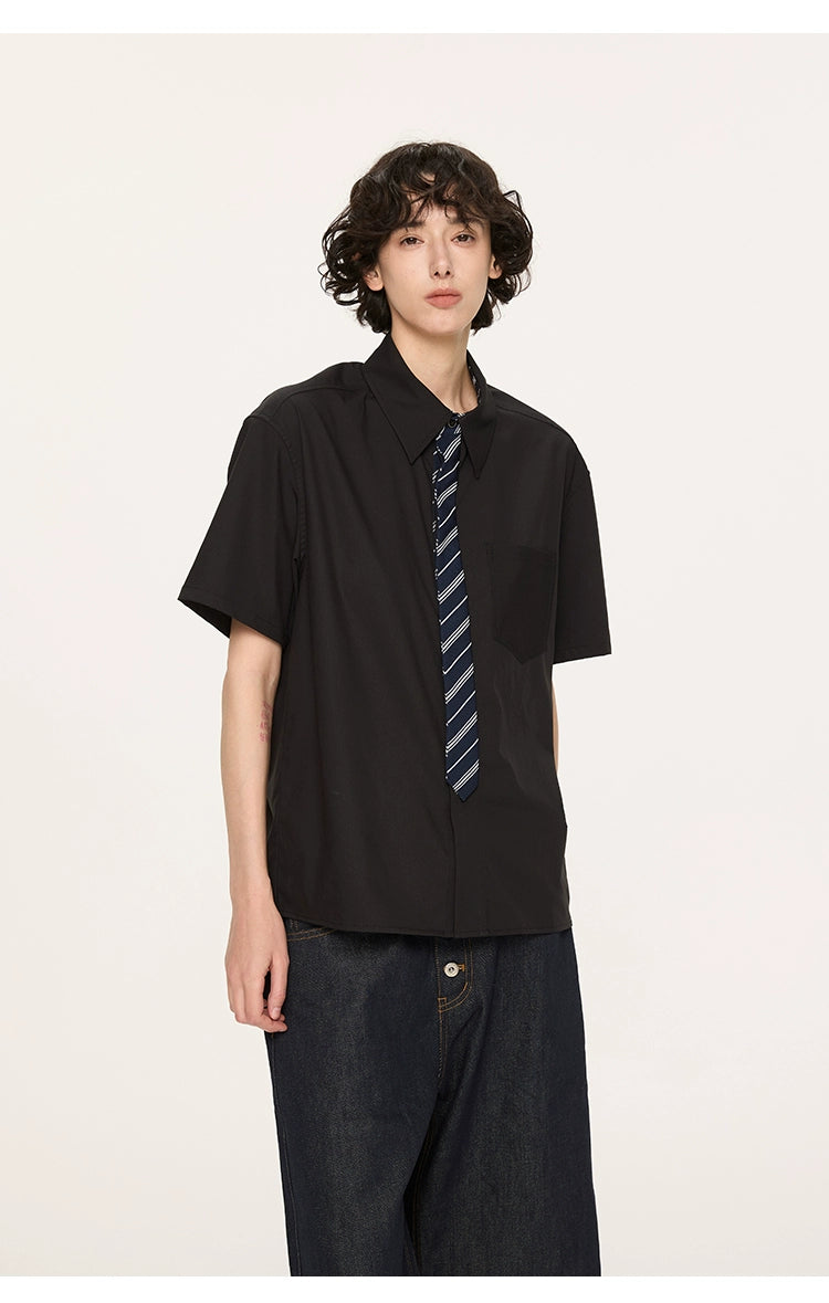 Preppy Short Sleeve Shirt