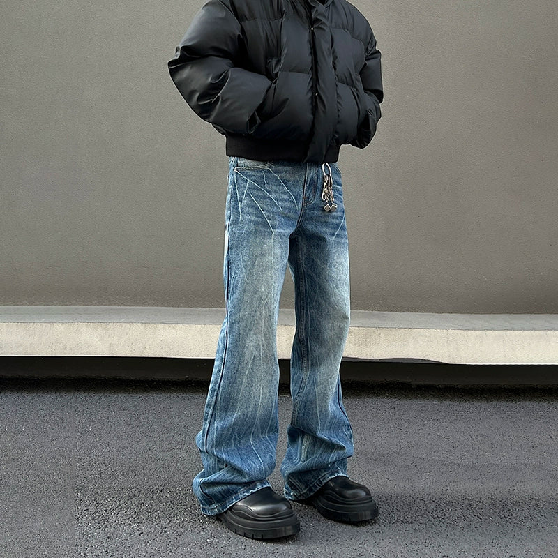 Frostline Vein Distressed Jeans