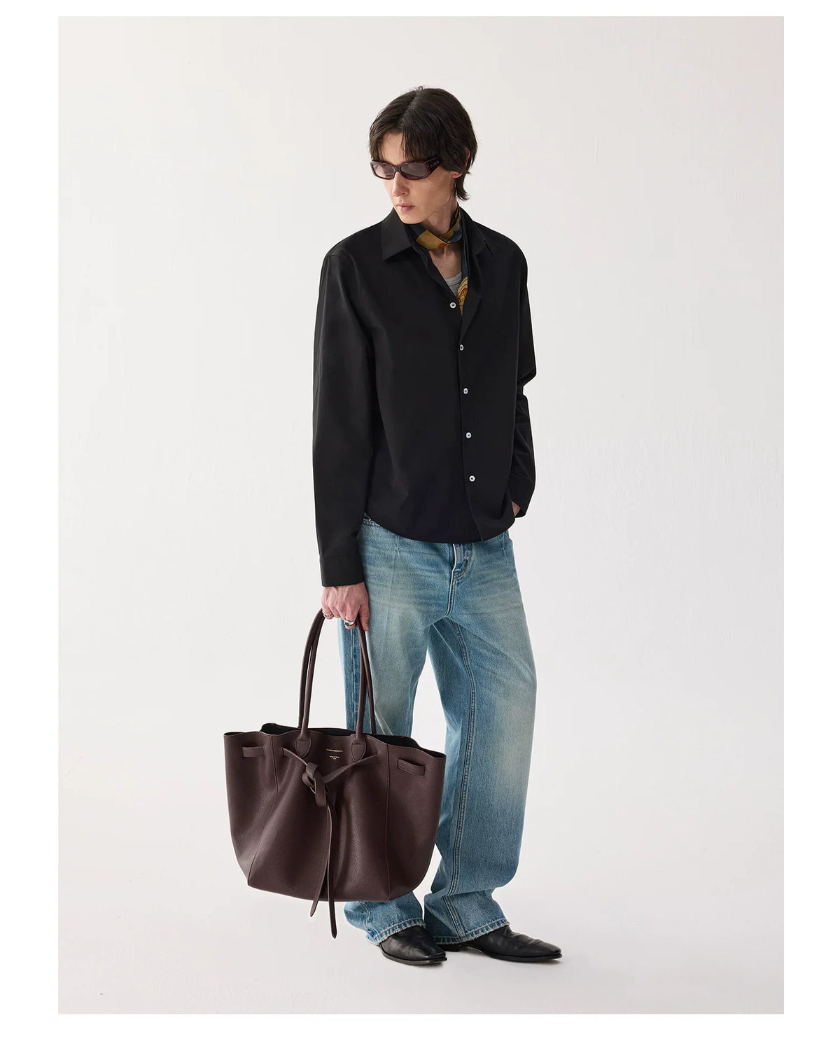 Caspian Minimal Long-Sleeve Shirt