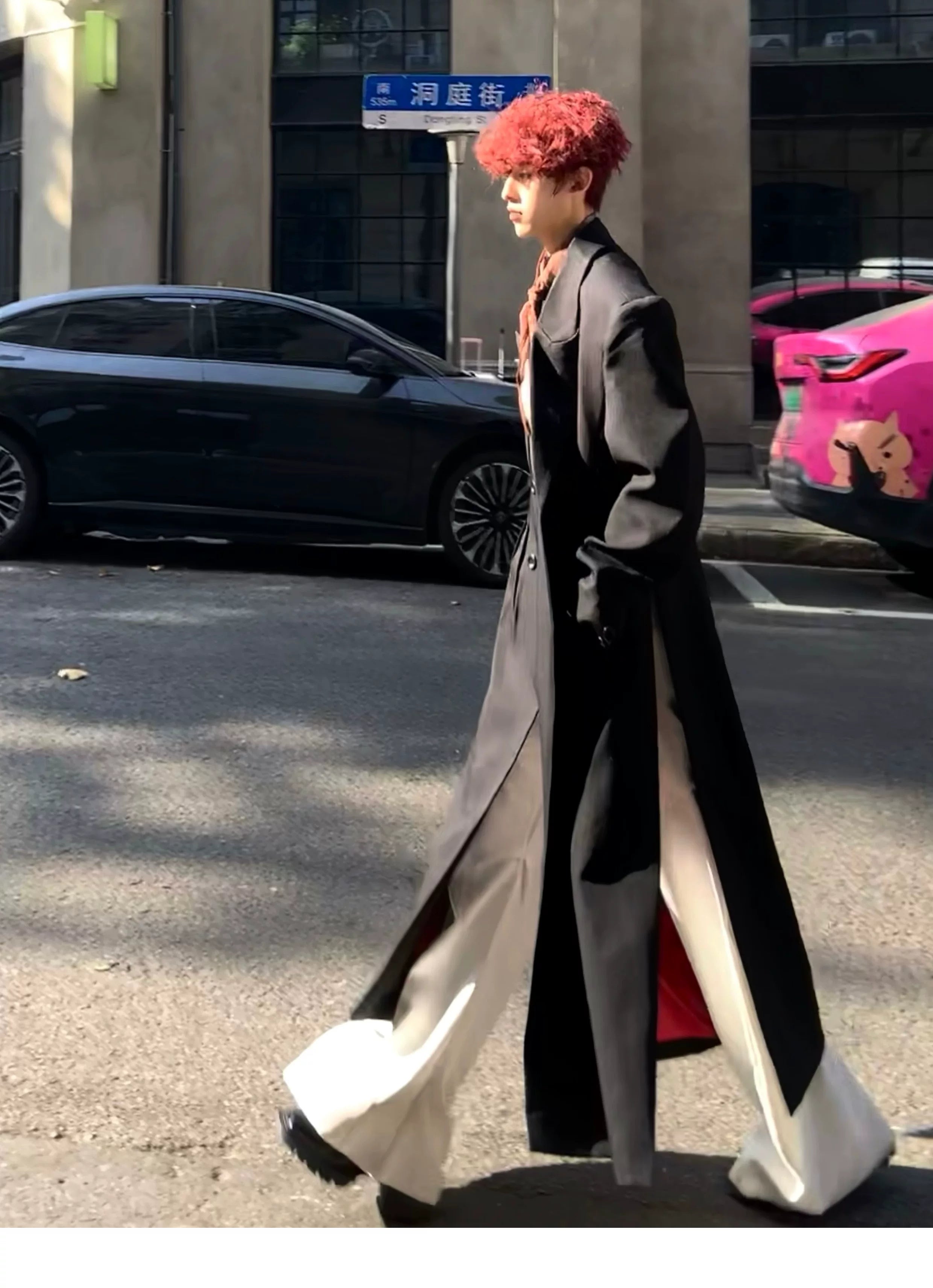 Midnight Boulevard Long Trench Coat