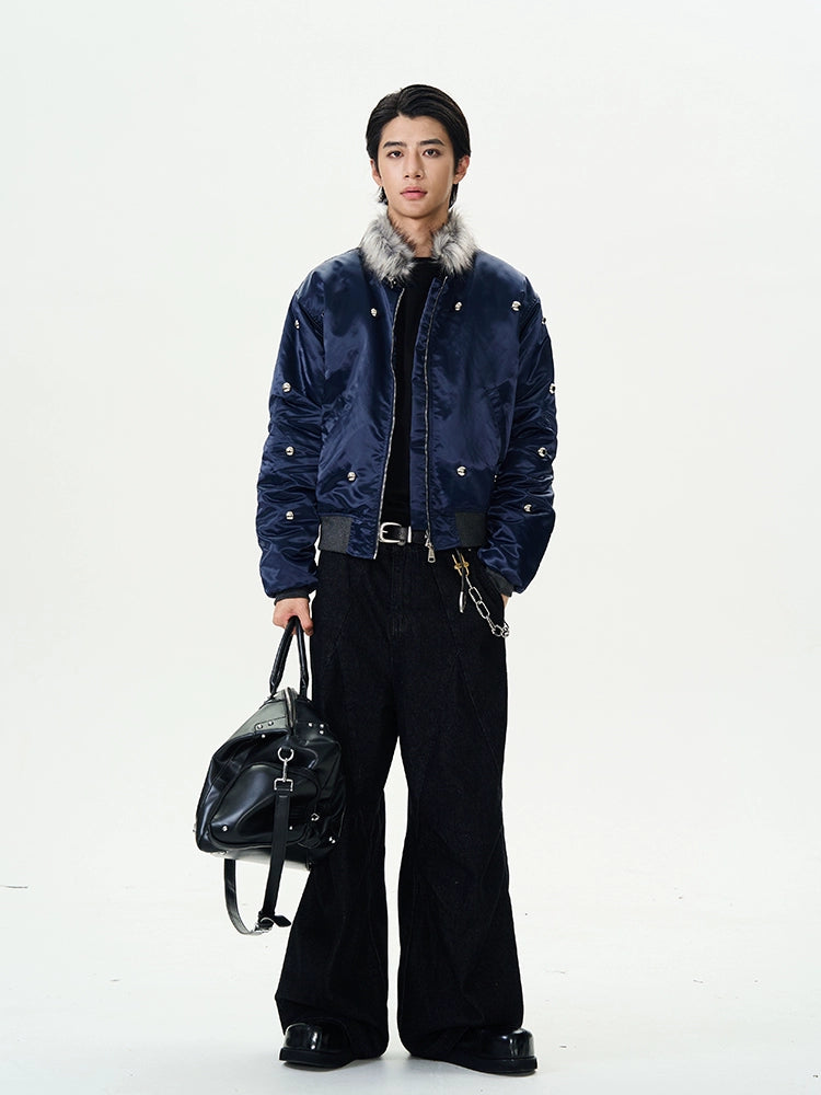 Frosted Orbit Bomber Jacket