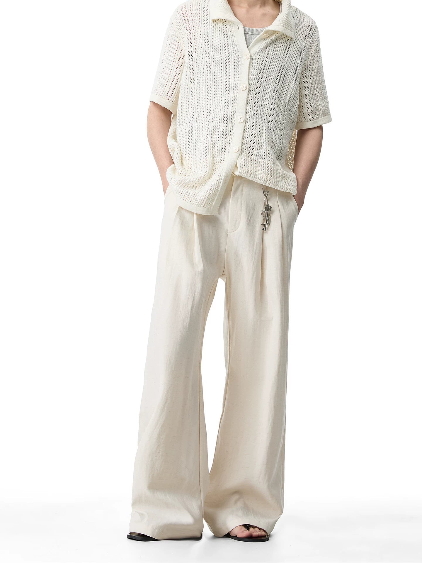 Soft Drift Wide-Leg Trousers