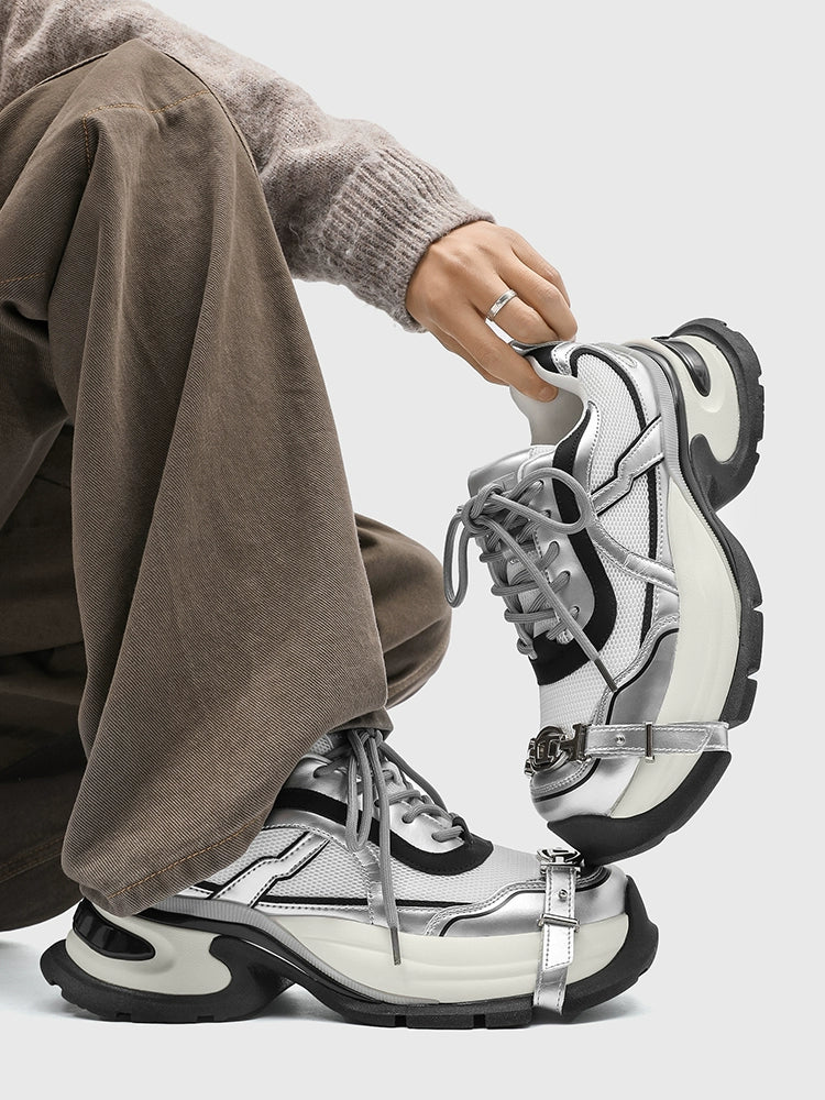 Chunky Futuristic with Strap and Buckle Detailing