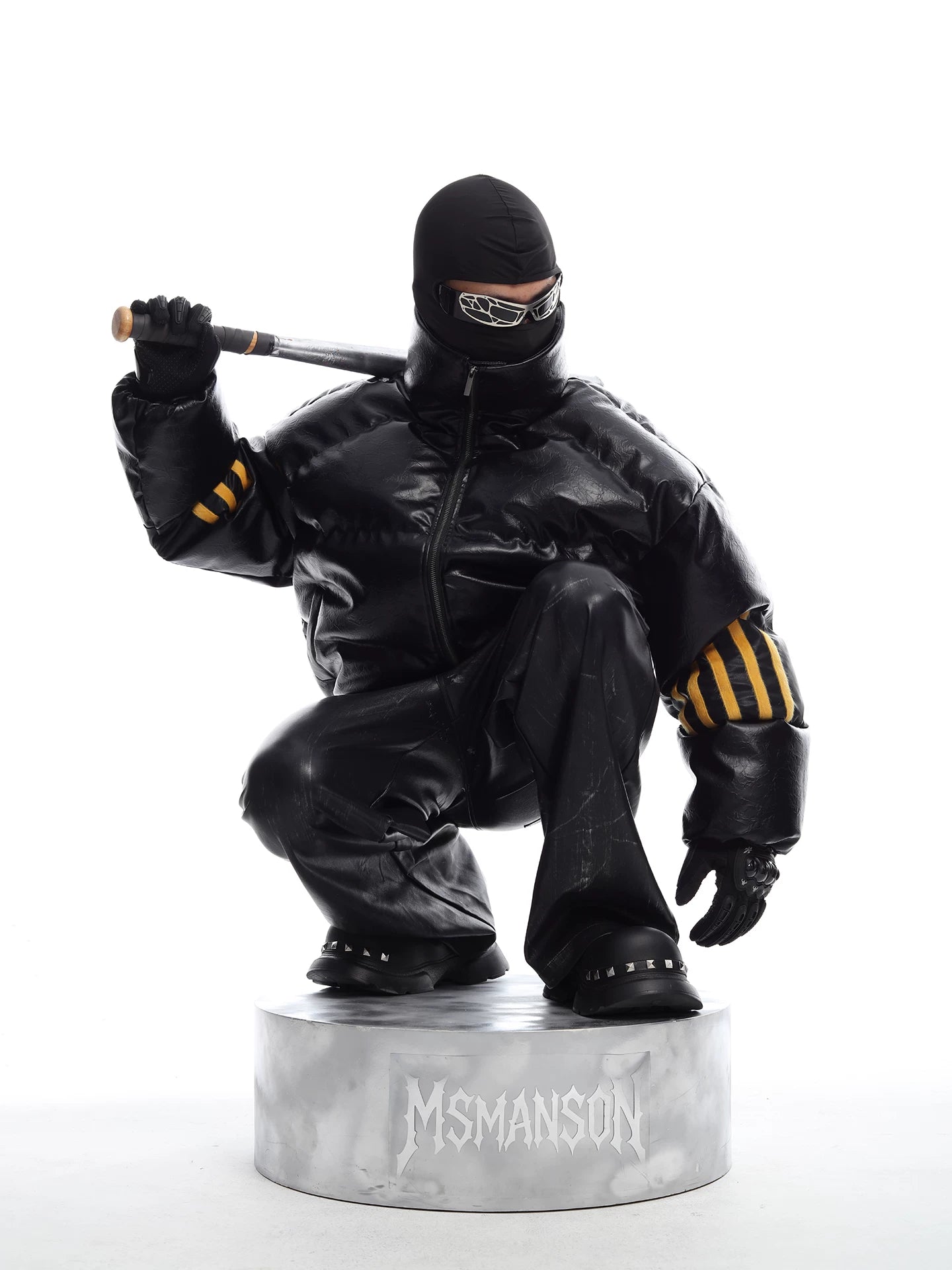 Obsidian Signal Armored Puffer Jacket