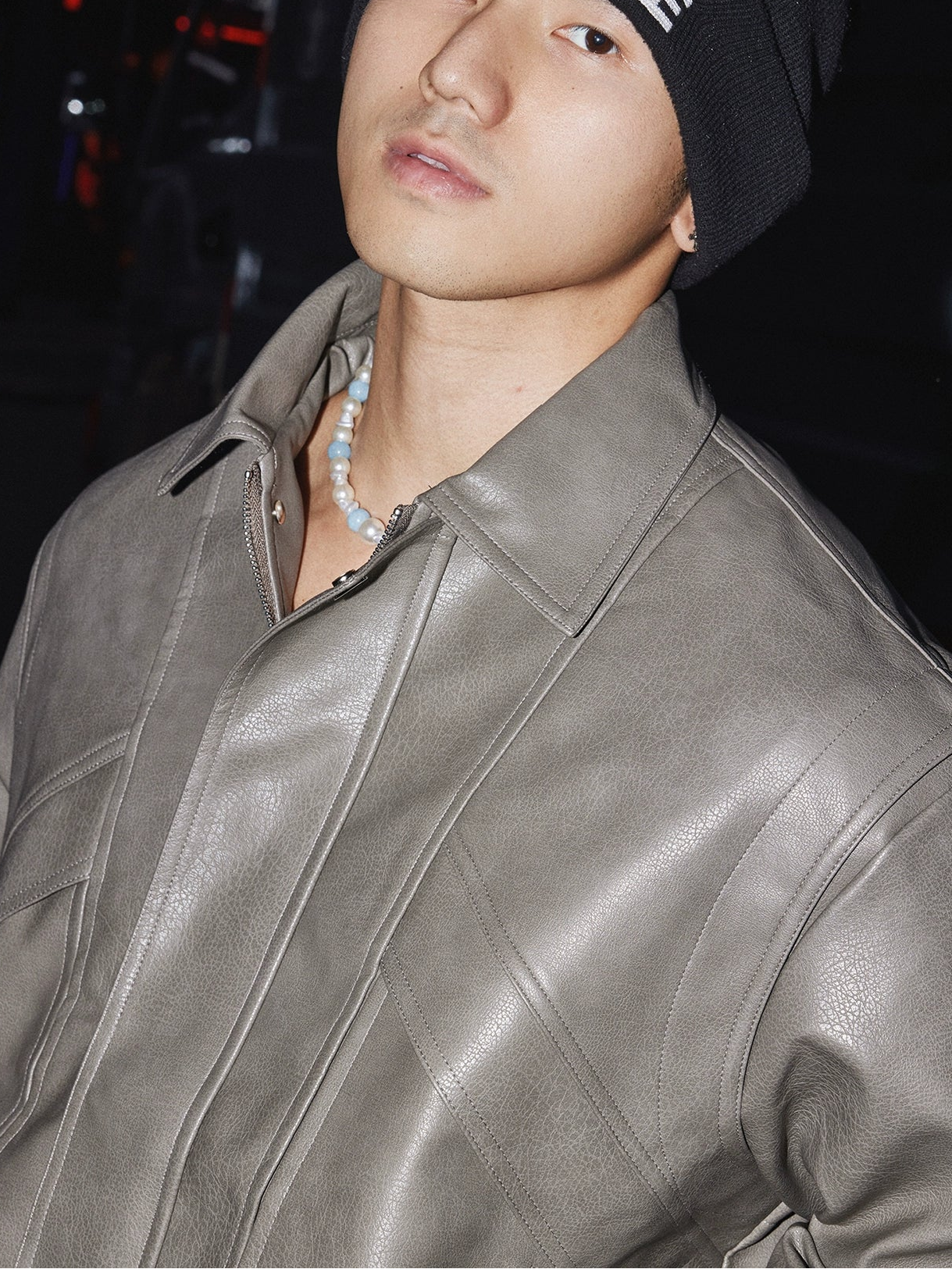 Stonewave Classic PU Leather Jacket