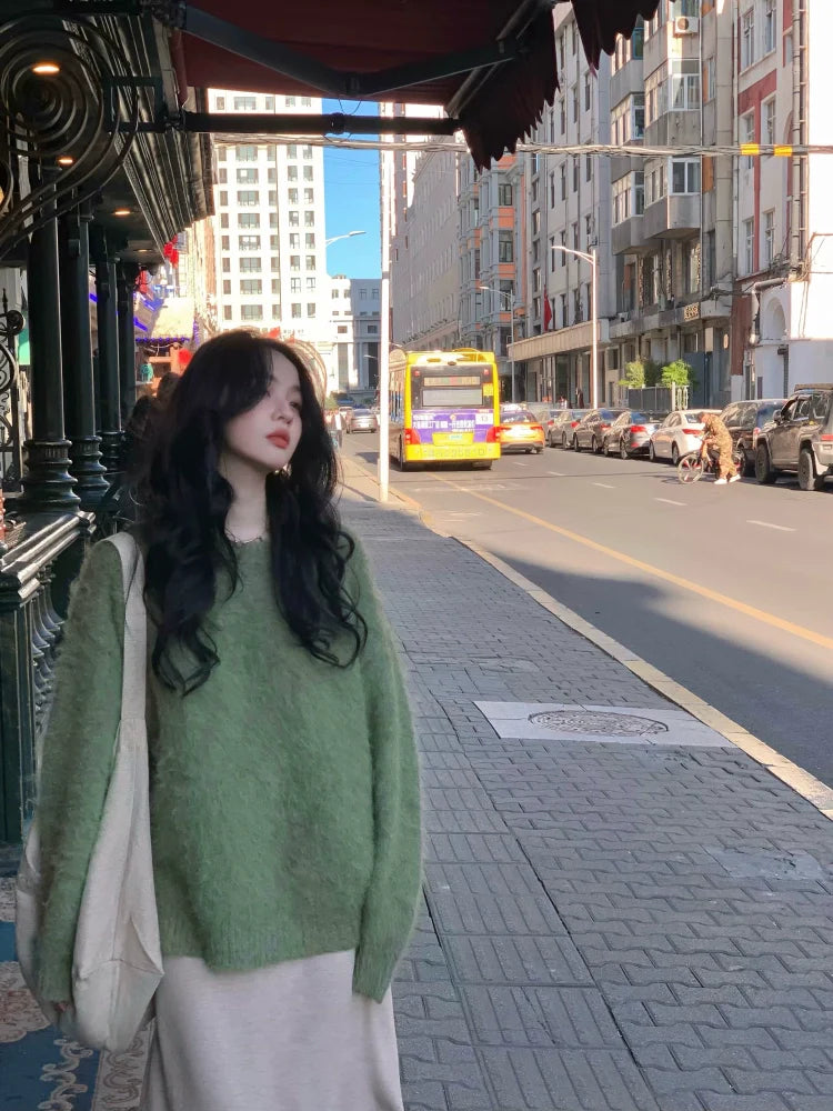 Plush Fuzzy Knit Sweater