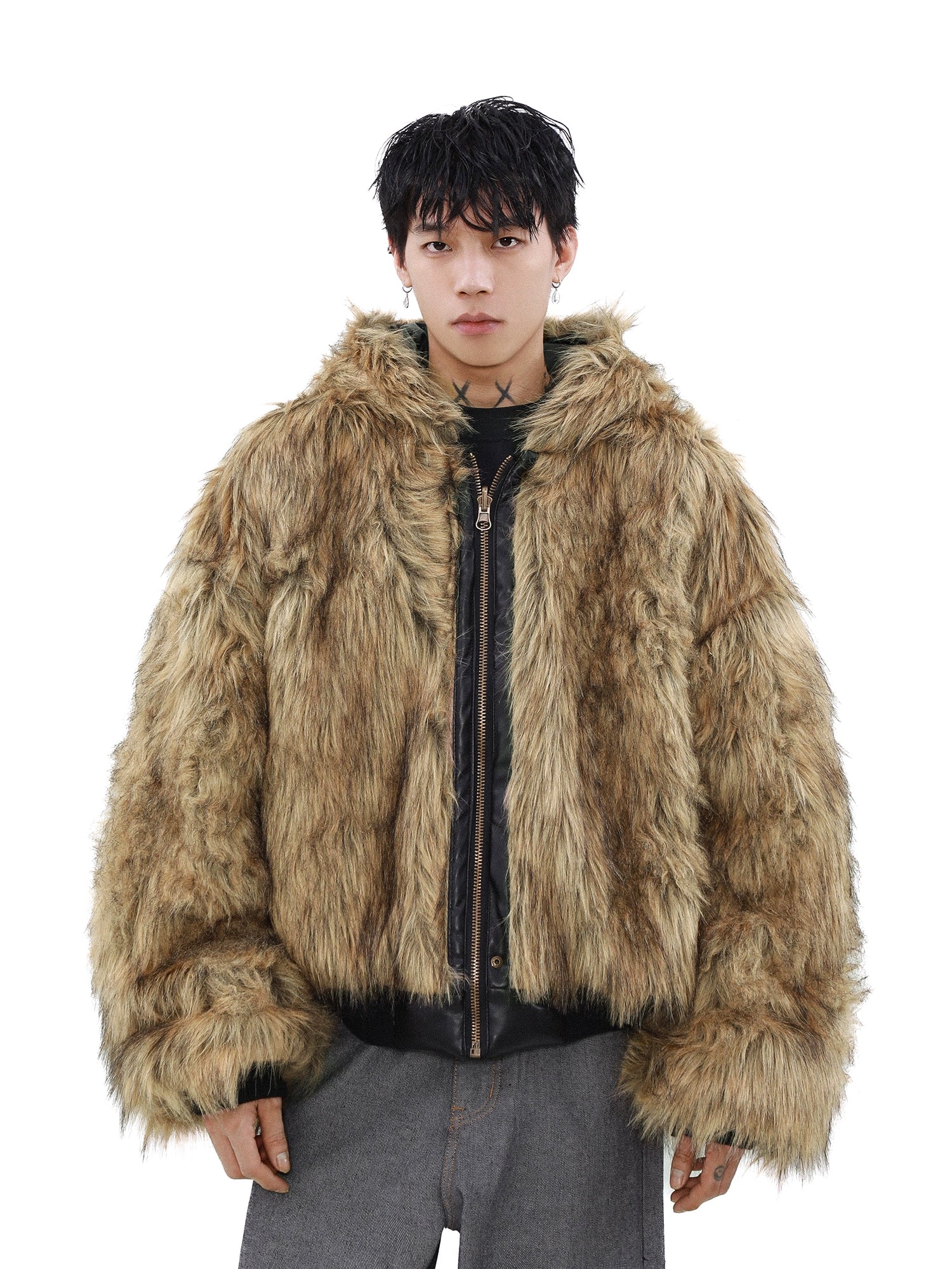Urban Prowl Faux Fur Bomber