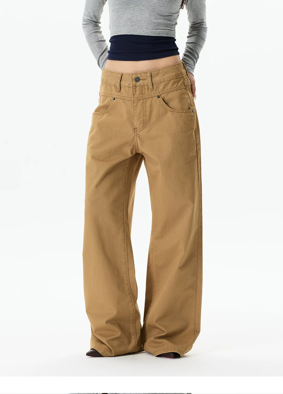 Drape Wide Chino Pants