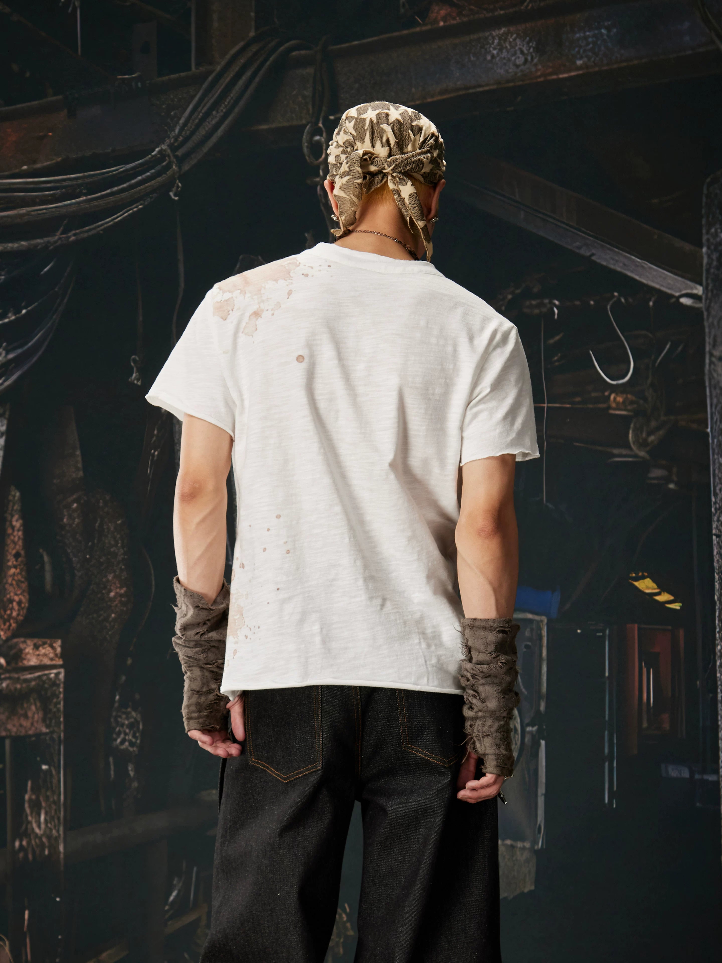 Fairytale Ruins Graphic Henley Tee
