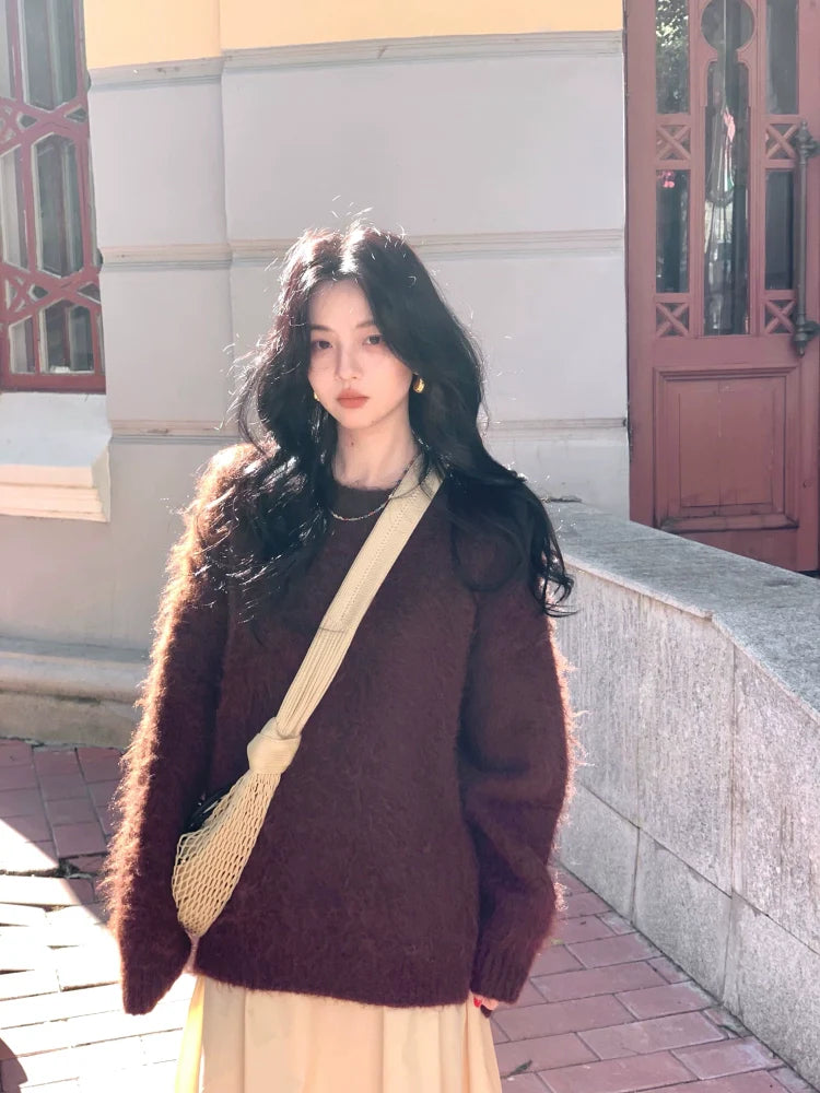 Plush Fuzzy Knit Sweater