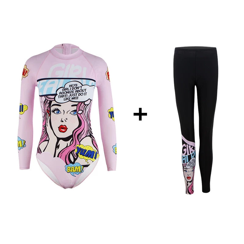 Bubble Pop Comic Surf Suit