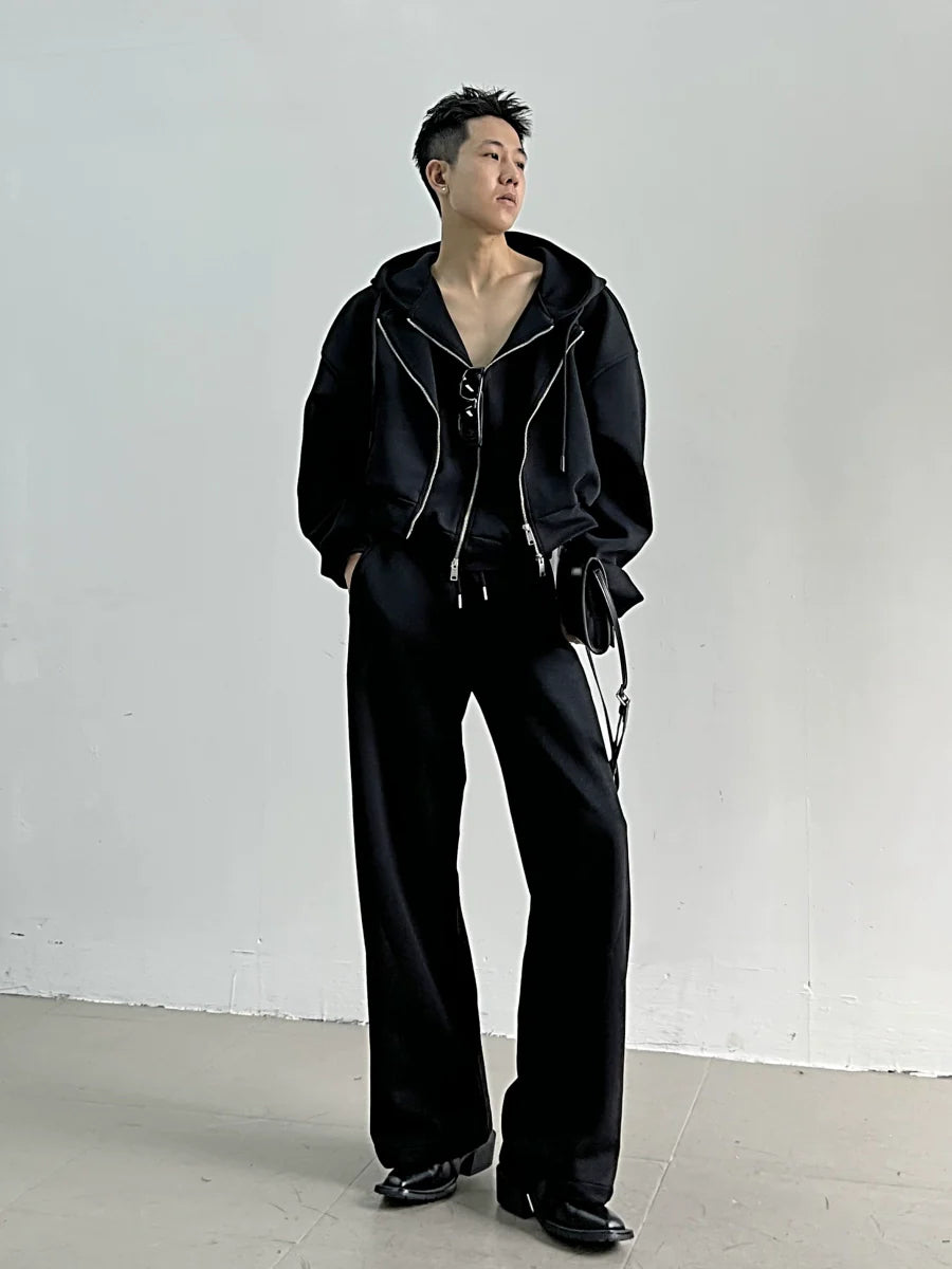 Obsidian Edge Zip Hoodie and Pants Setup