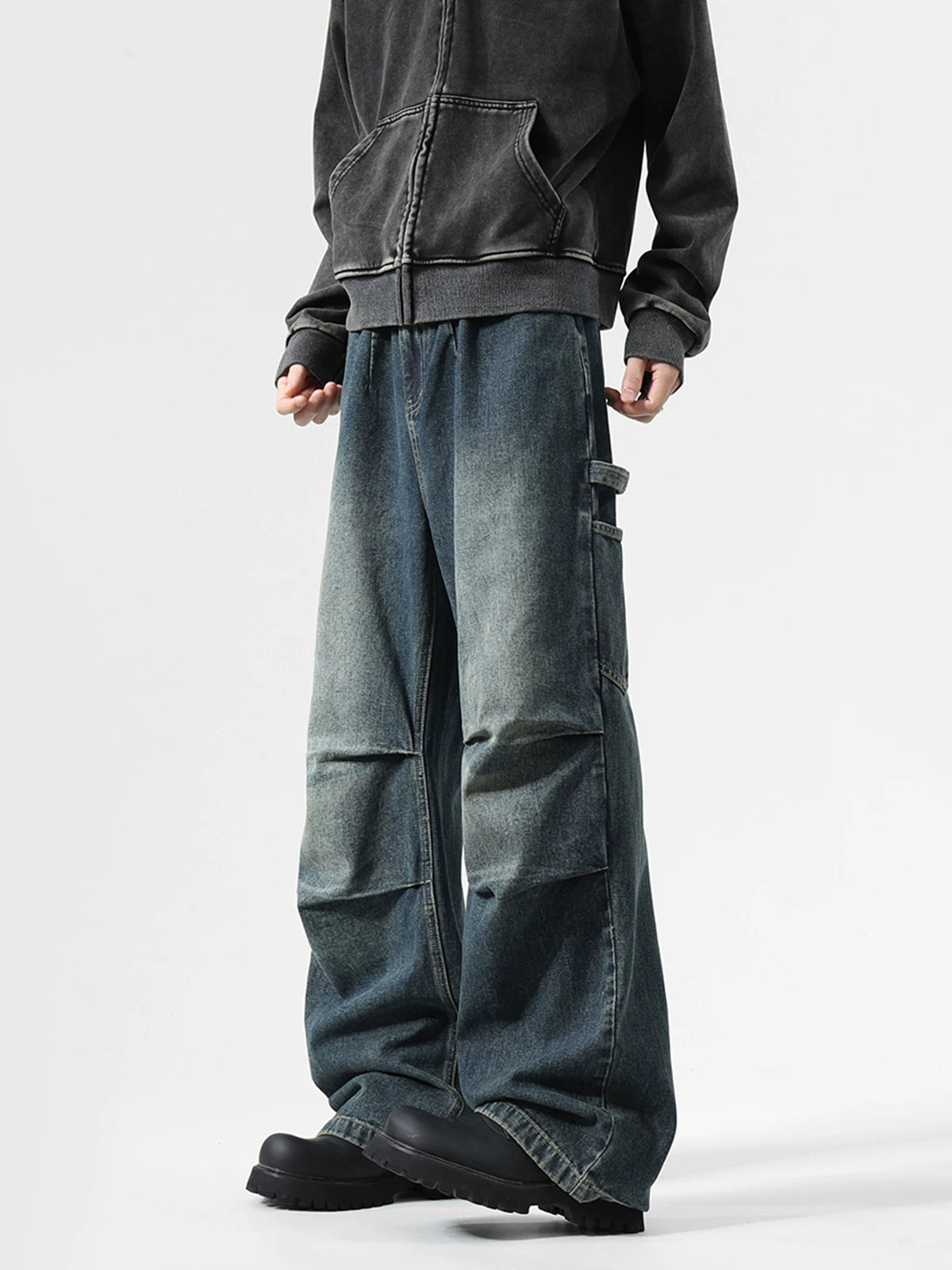 Dusk Fade Carpenter Balloon Jeans