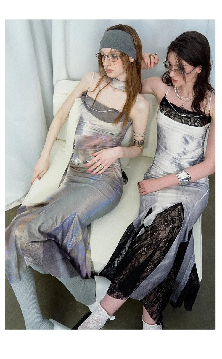 Of Akiva Two-Tone Mermaid Gown