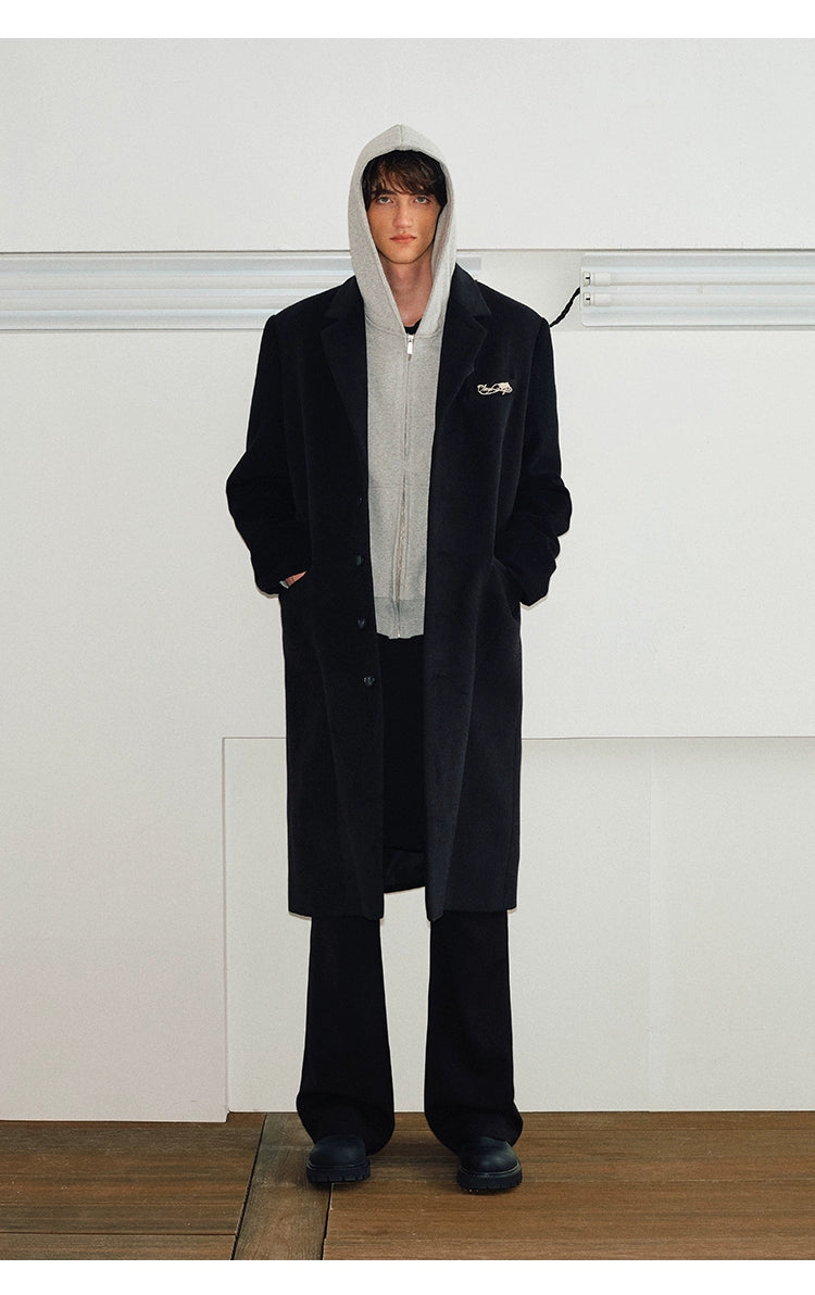 Modern Stand Collar Overcoat