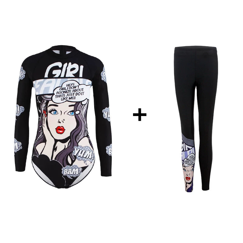 Bubble Pop Comic Surf Suit