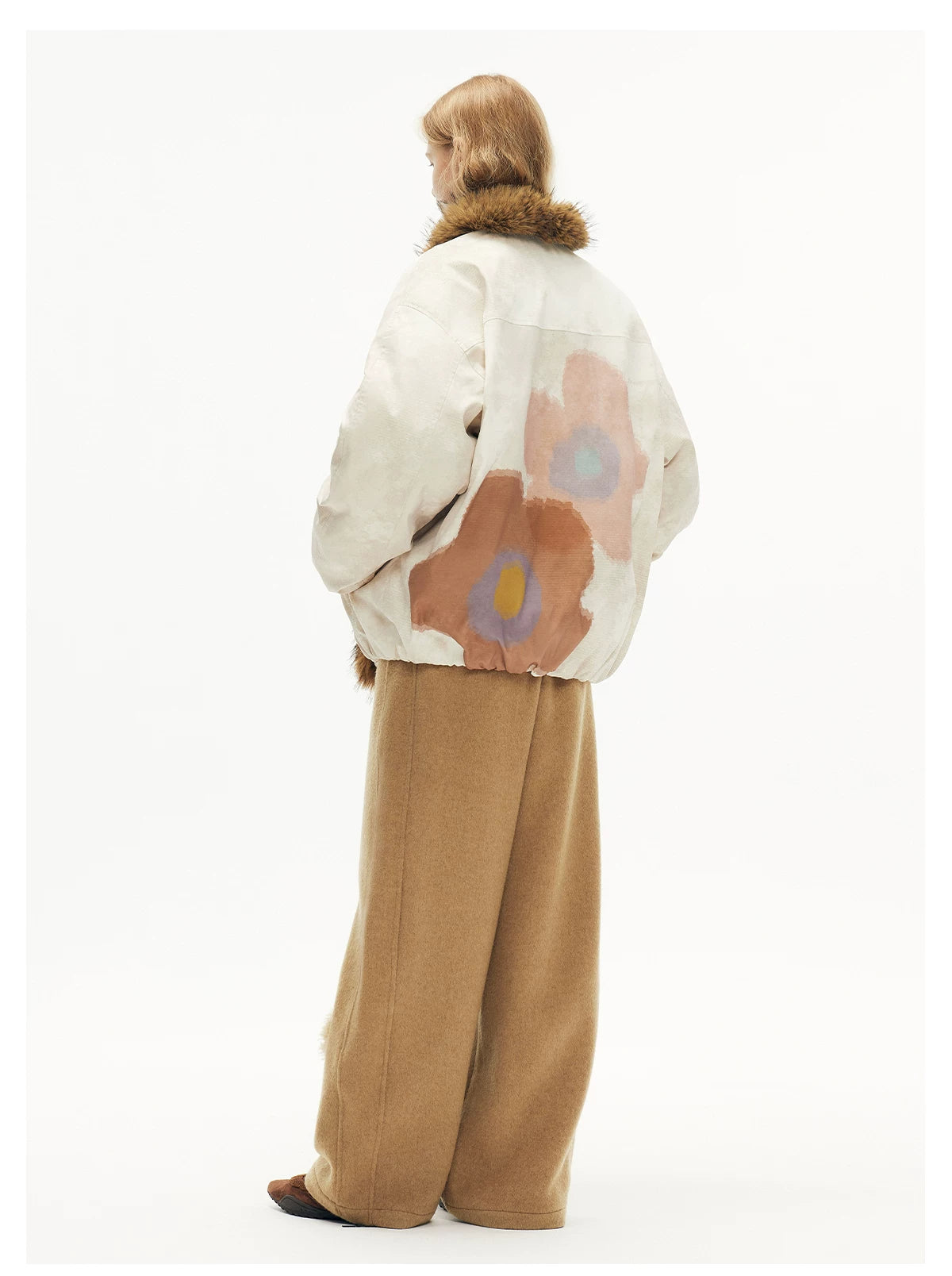 Cosmic Kitty Faux Fur Embrace Bomber