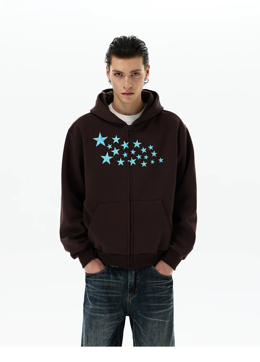 Stellar Drift Zip Hoodie