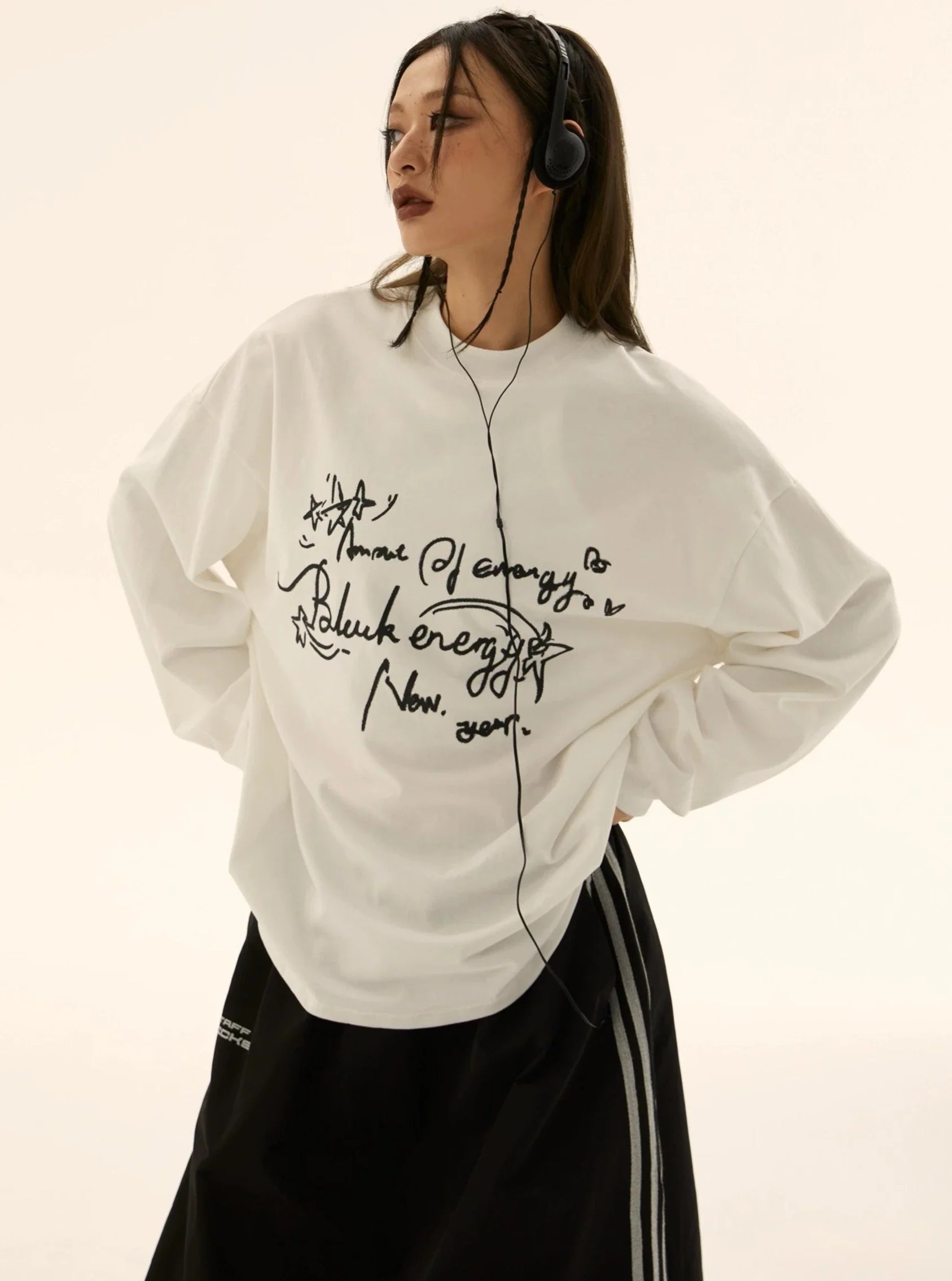 Scribble Script Sweater