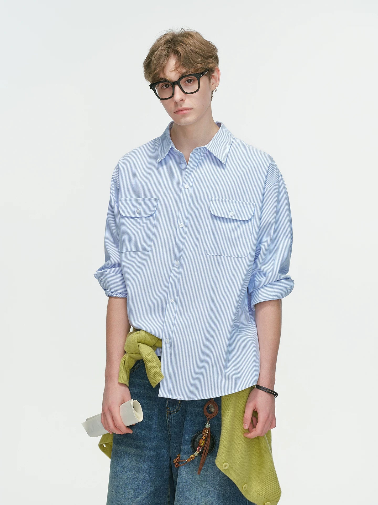 Skyline Pinstripe Utility Shirt