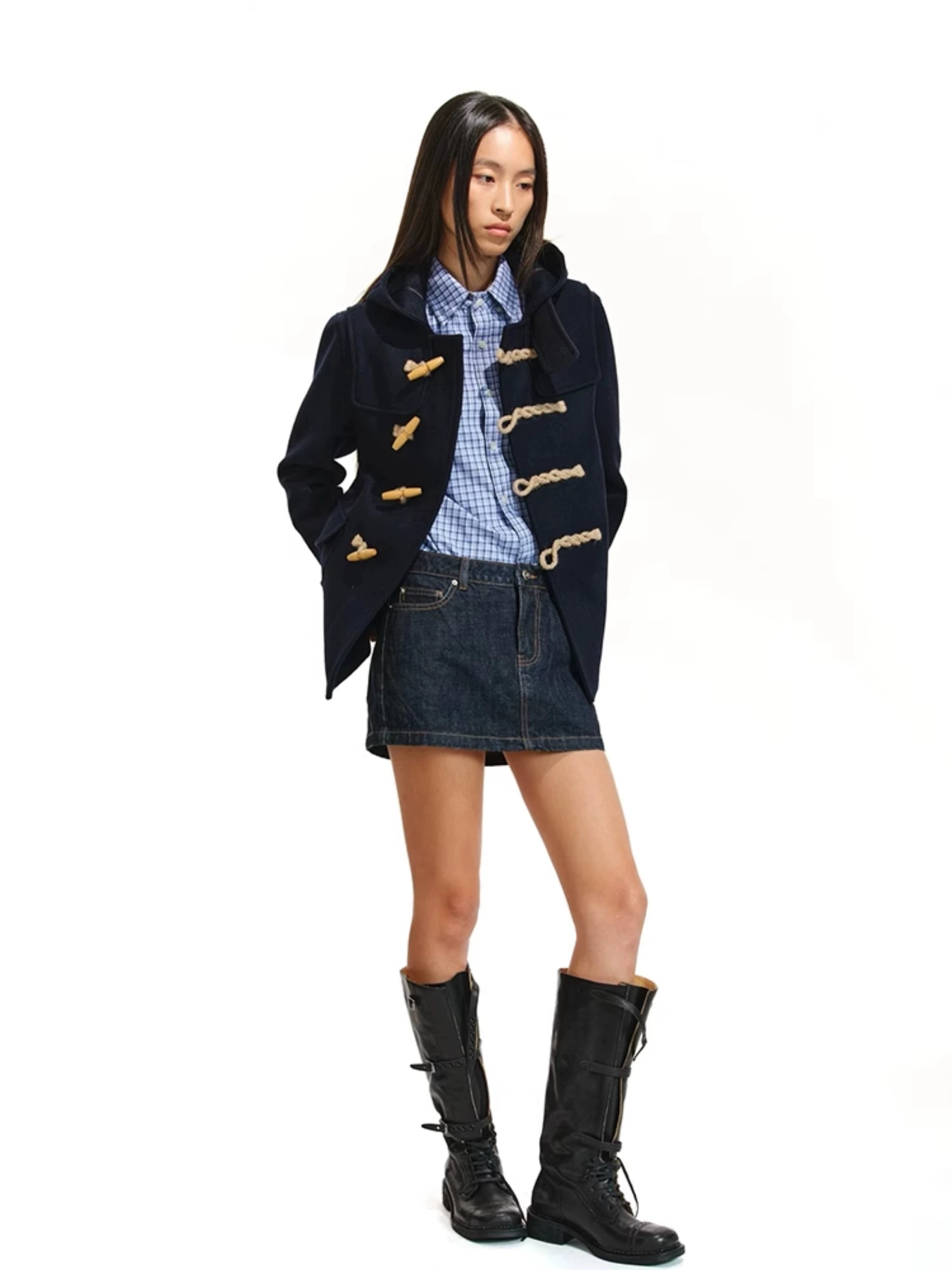 Toggle Rope Hooded Coat