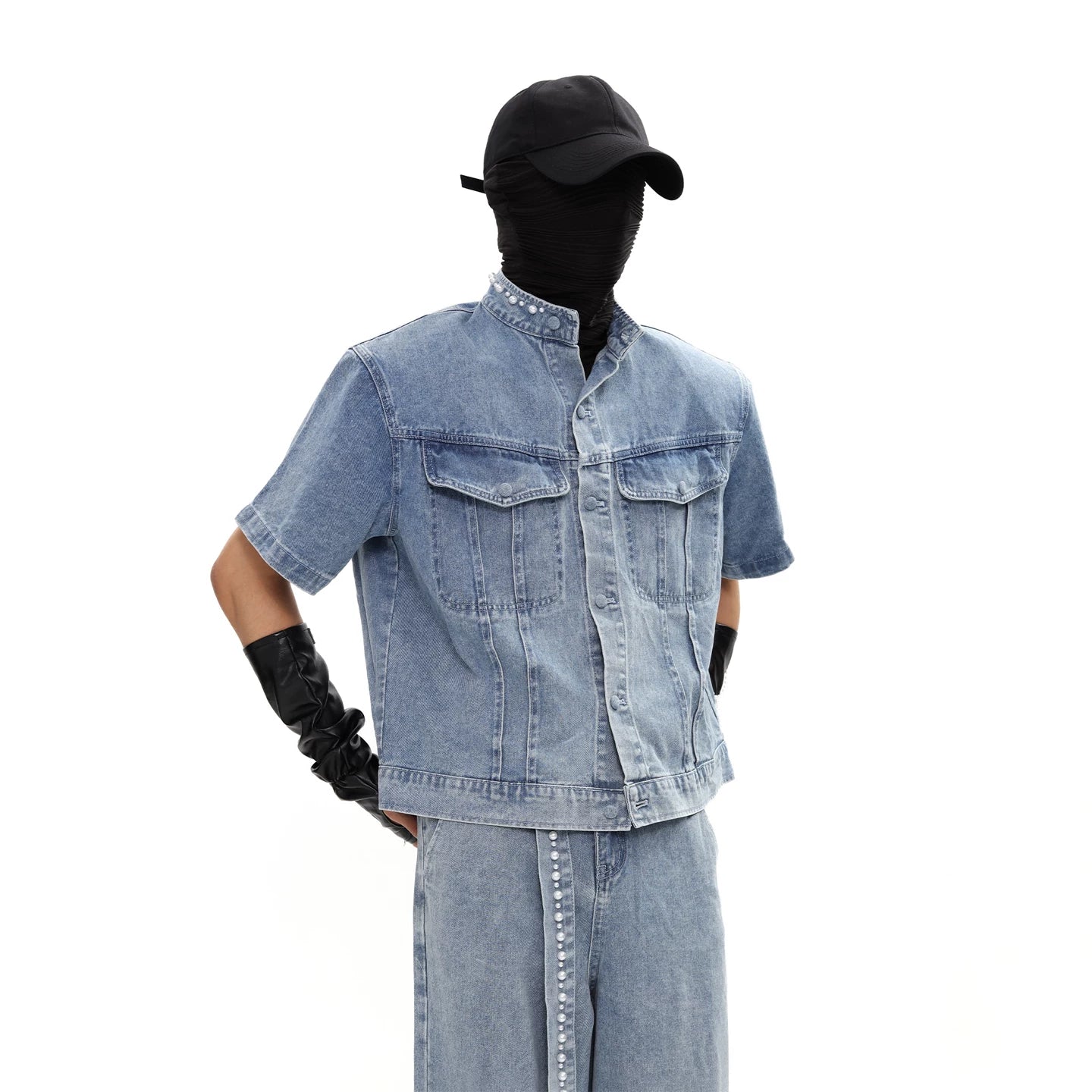Aurora Studded Denim Armour Shirt