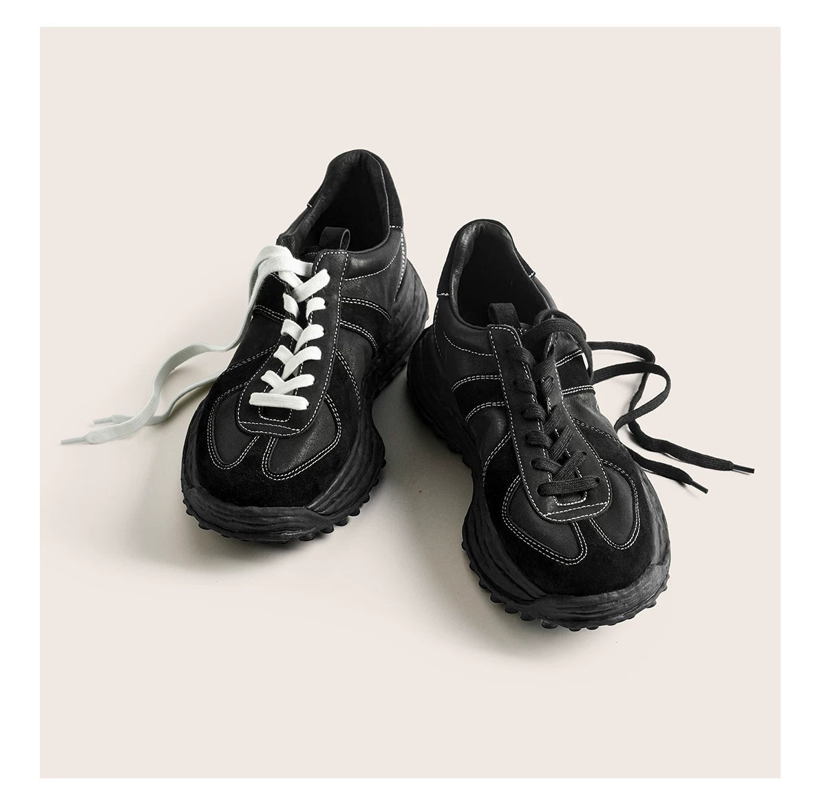 Retro Trail Leather Sneakers