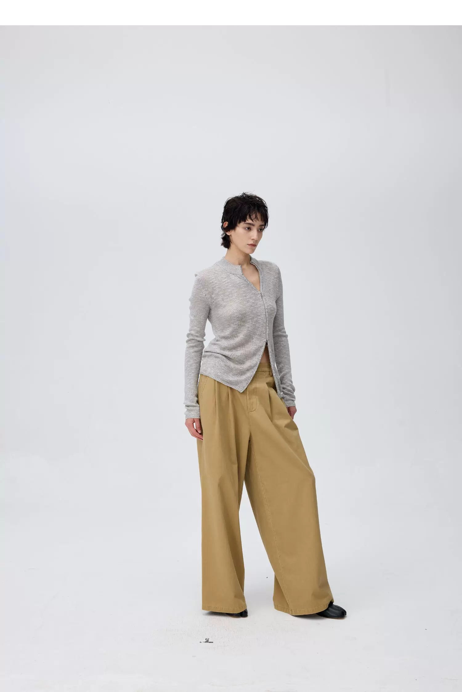 Sheen Second-Skin Zip Cardigan