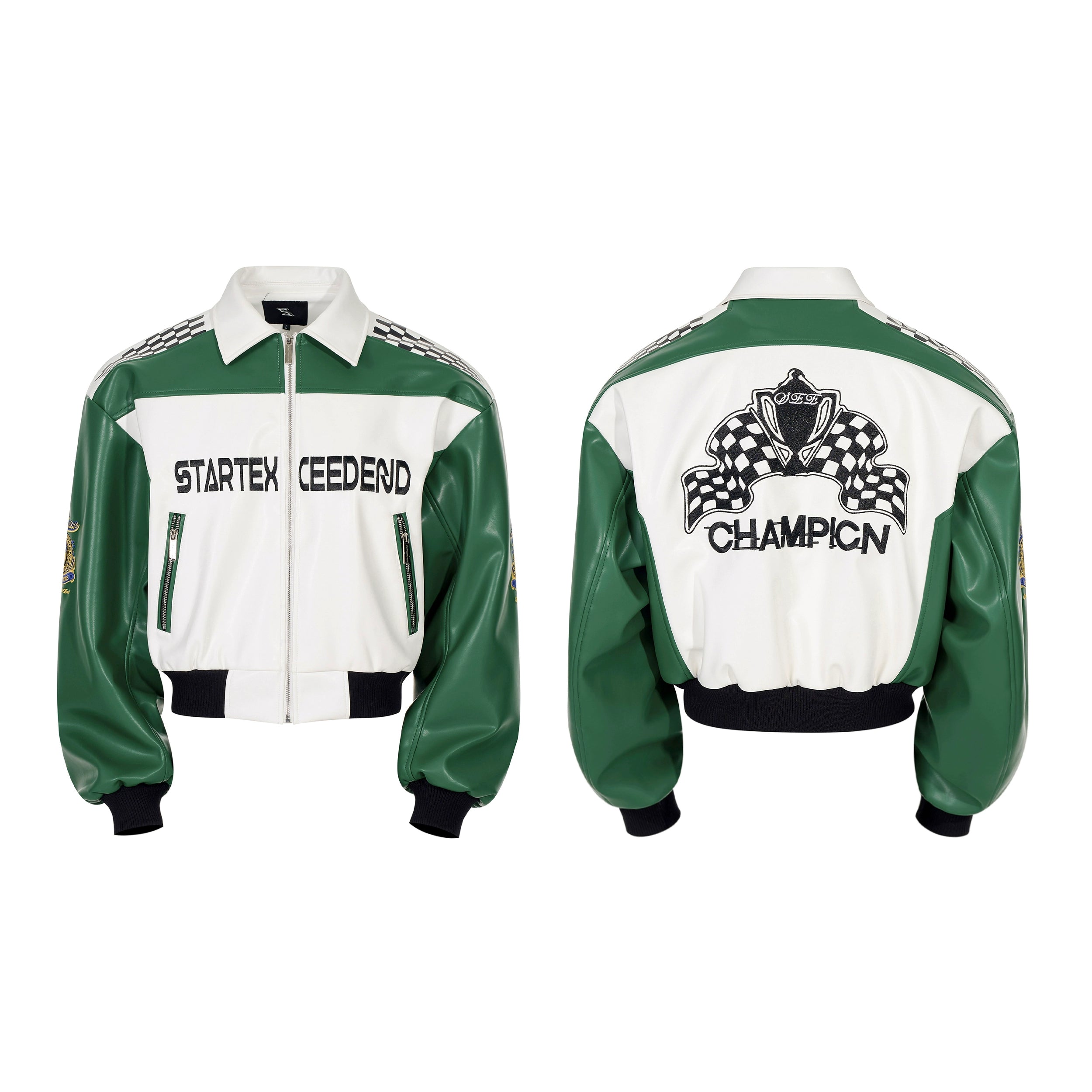 Victory Circuit Moto Varsity Jacket