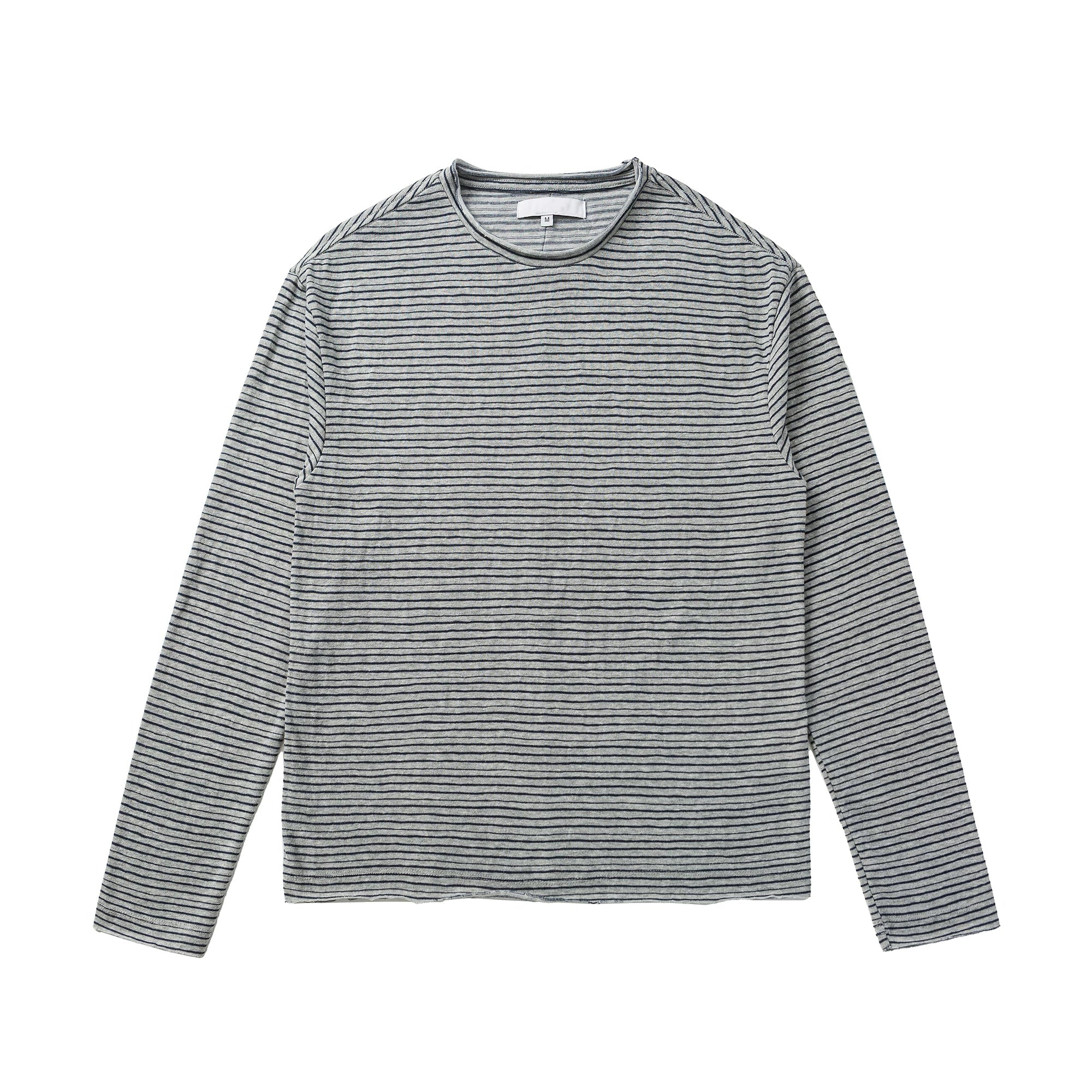 Tidal Stripe Layered Long Sleeve Tee