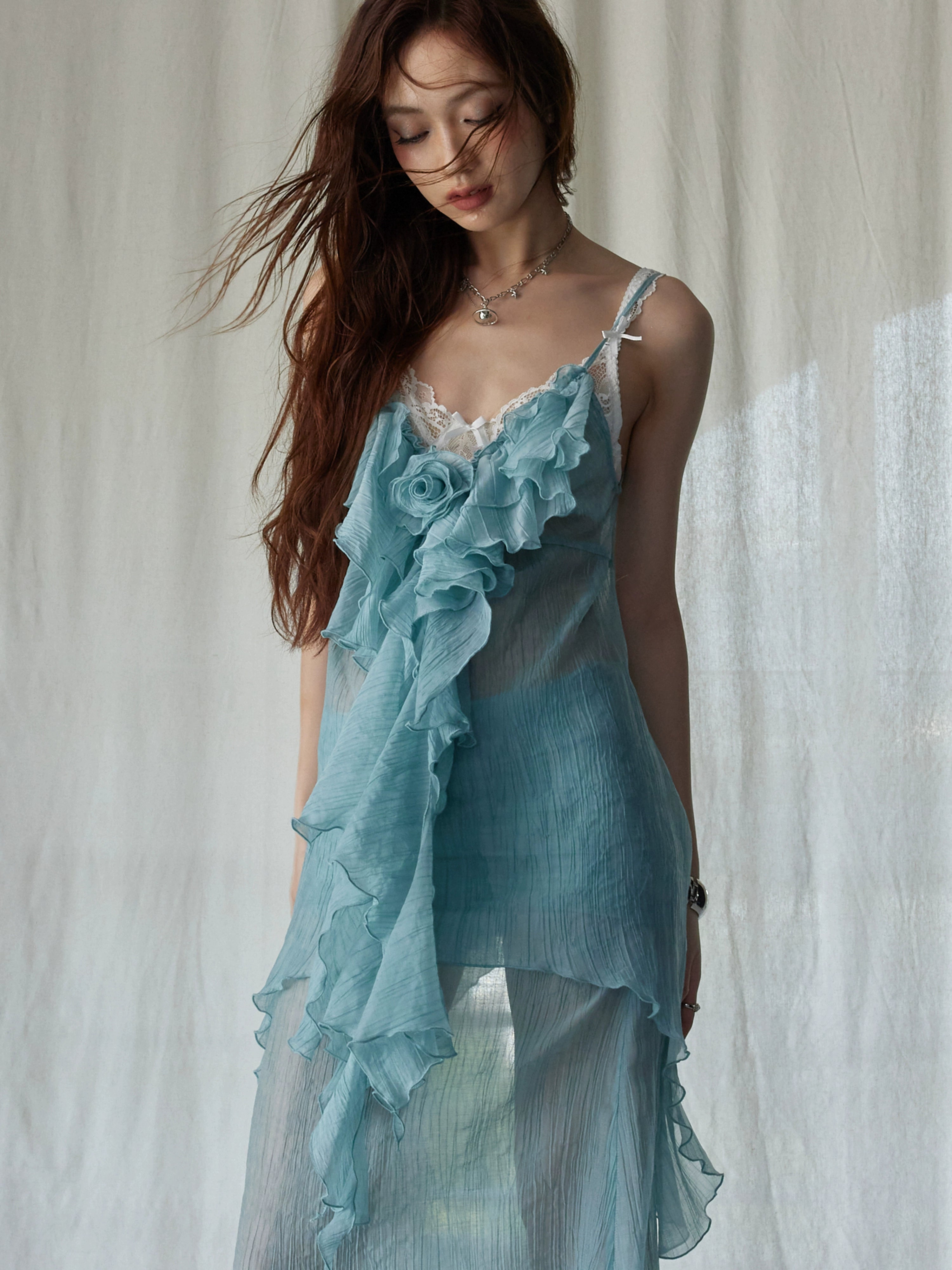 Mint Ruffle Set