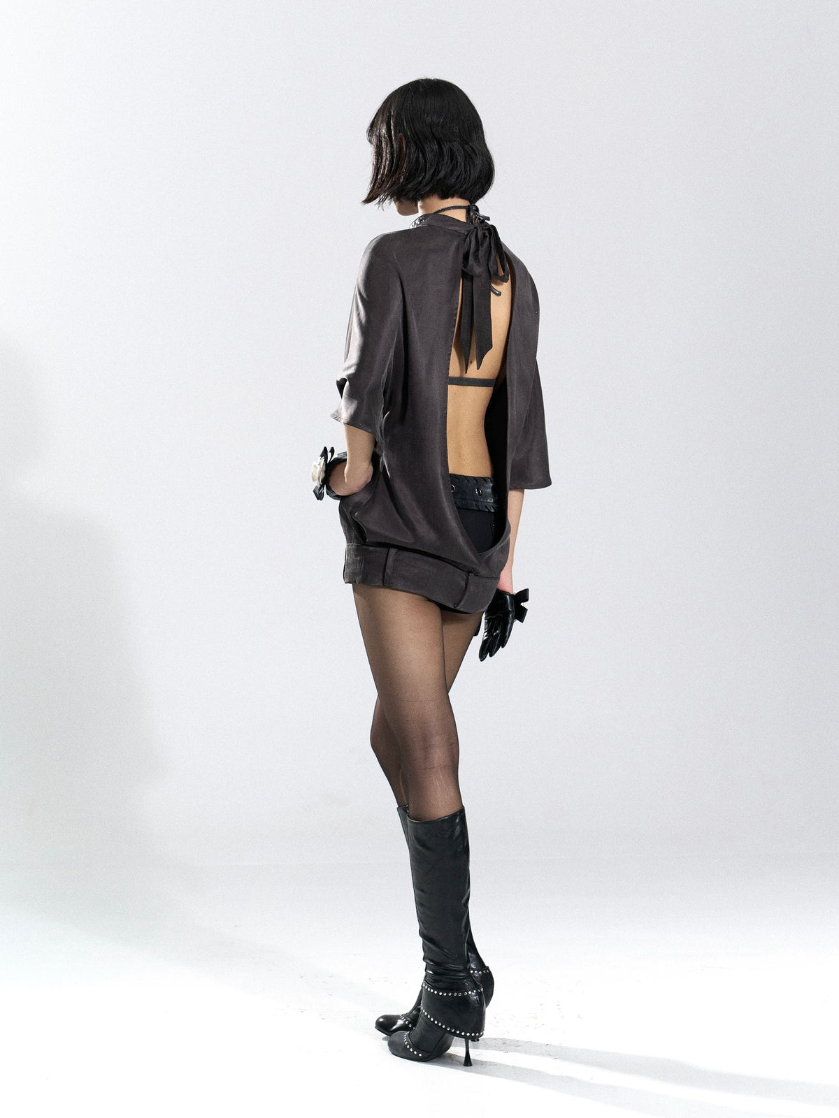 Nocturne Studded Mock Neck Top