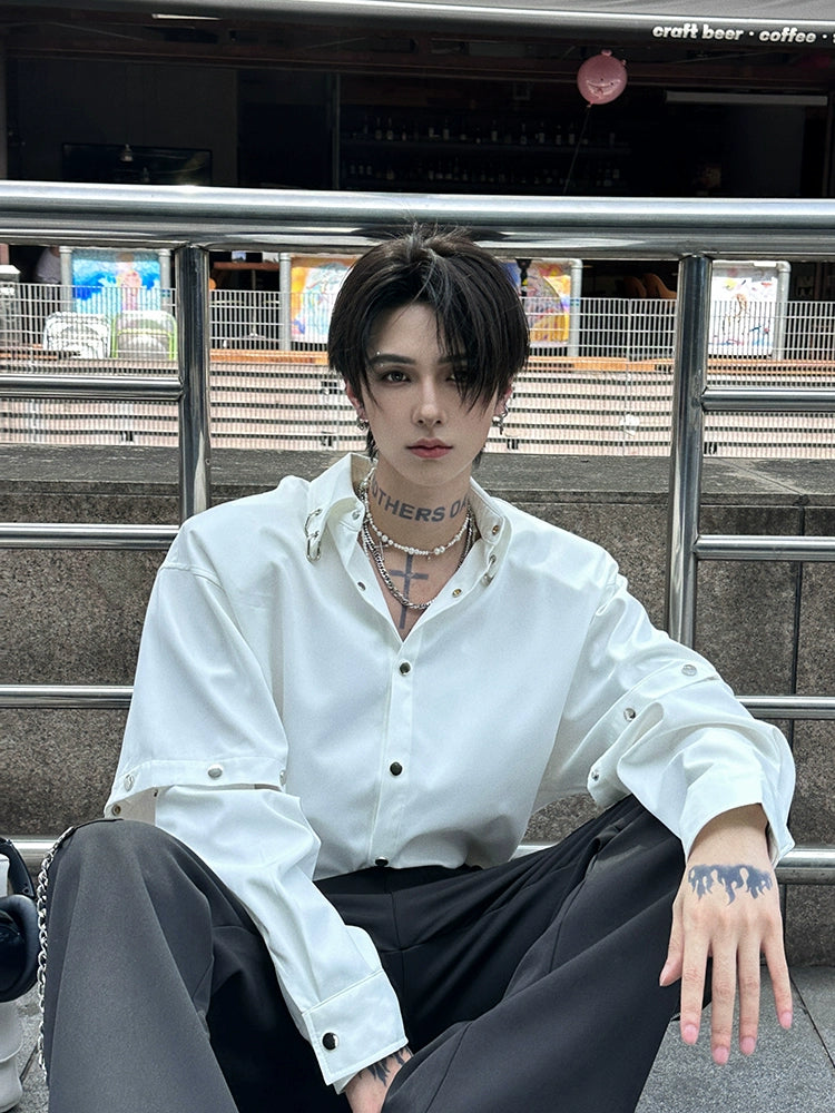 Detachable Sleeve Shirt