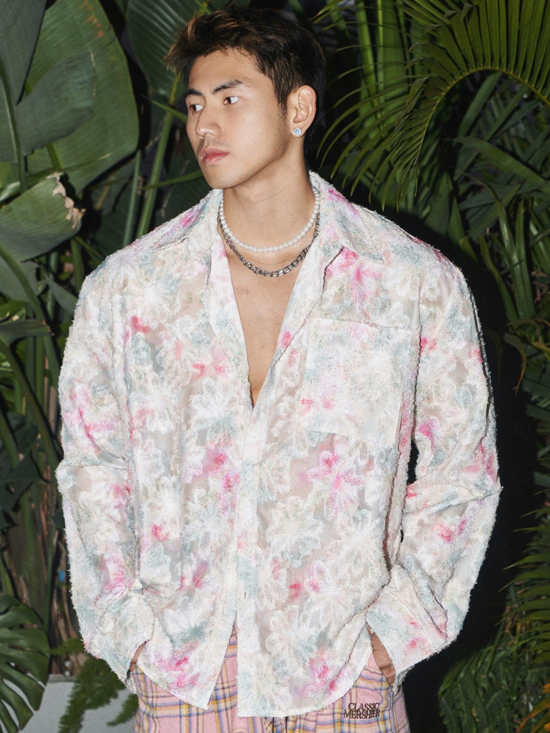 Floral Pastel Button-Up Shirt