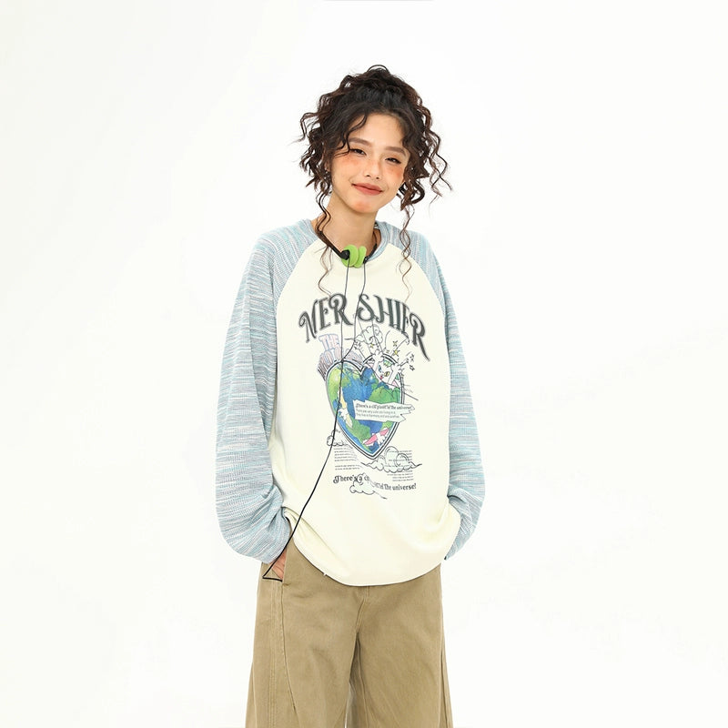 Skyline Daydream Raglan Graphic Tee