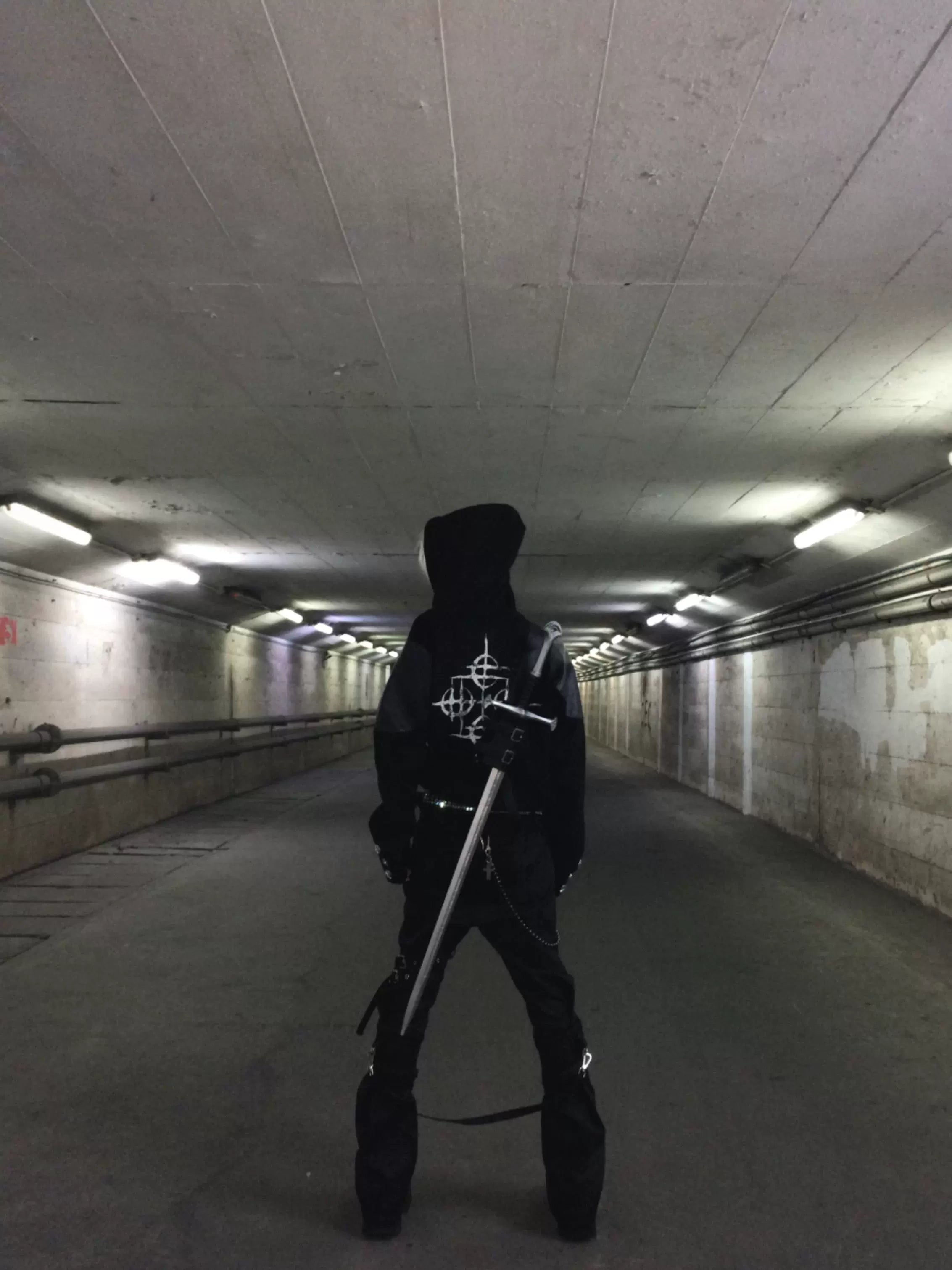 Crimson Aegis Hoodie Jacket