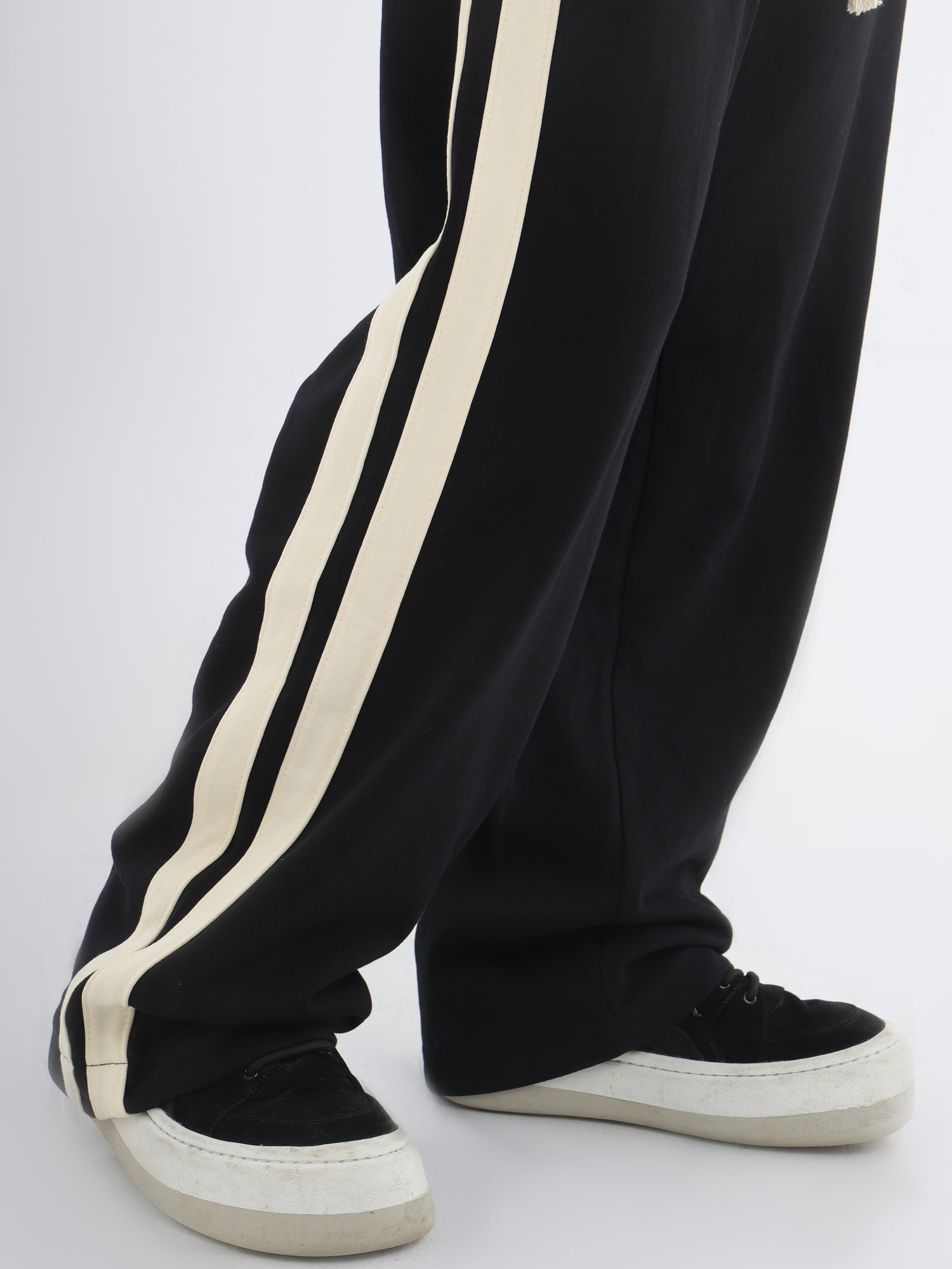 Striped Relaxed Fit Trousers - chiclara