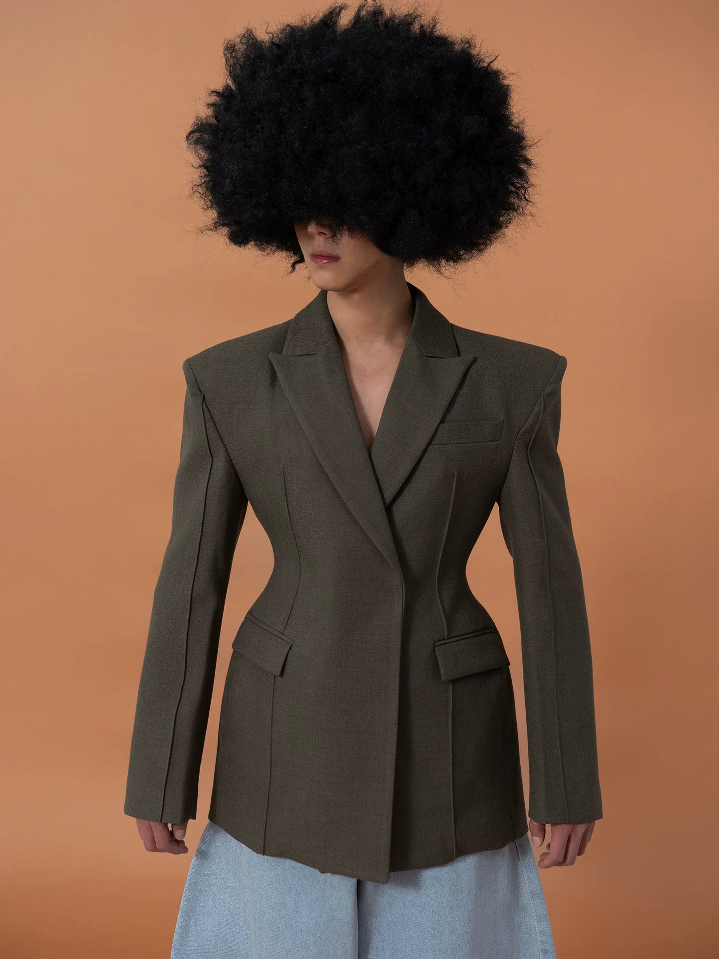 Sculpted Shoulders Hourglass Blazer