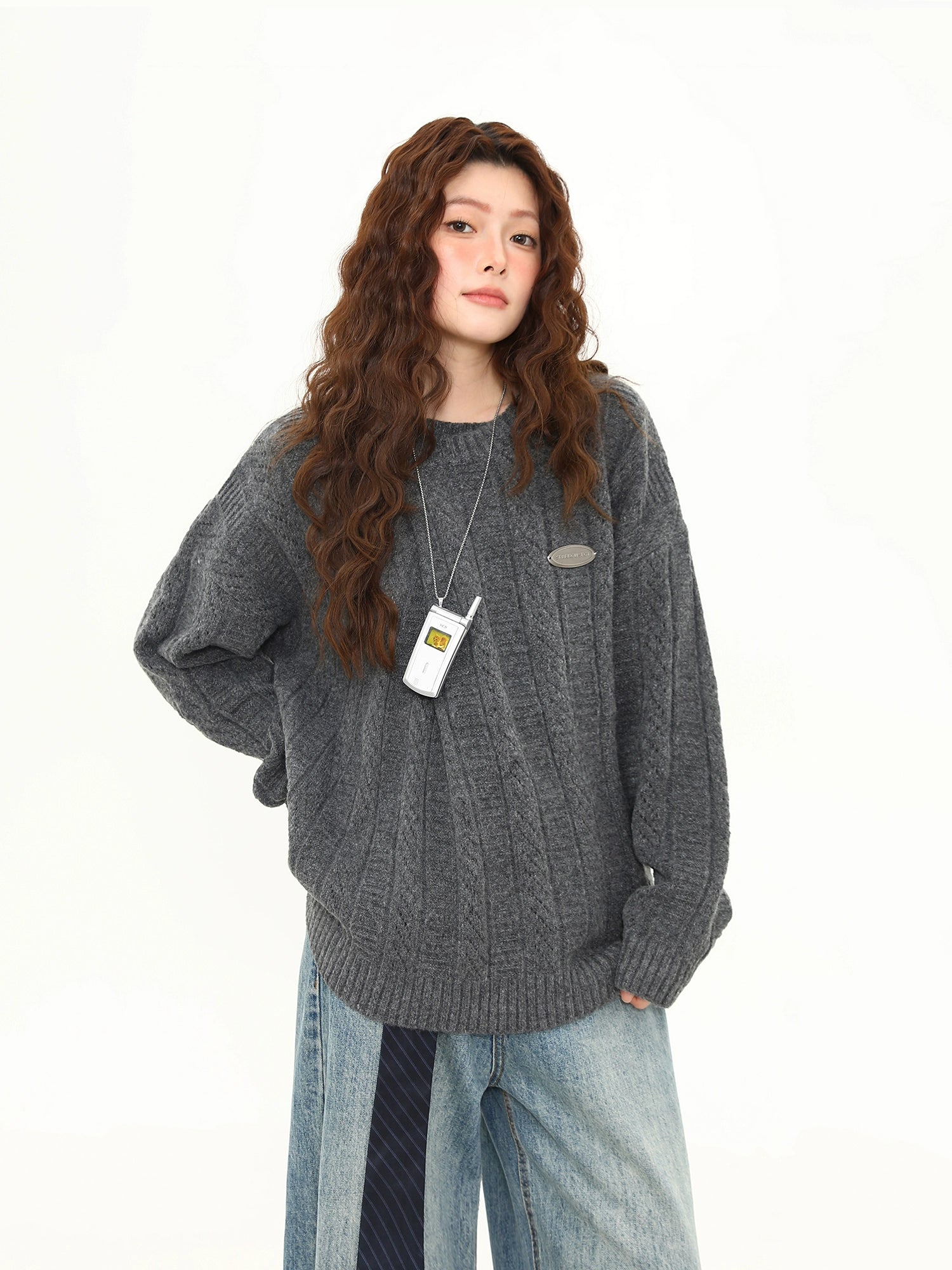 Oversized Cable Cozy Knit Sweater