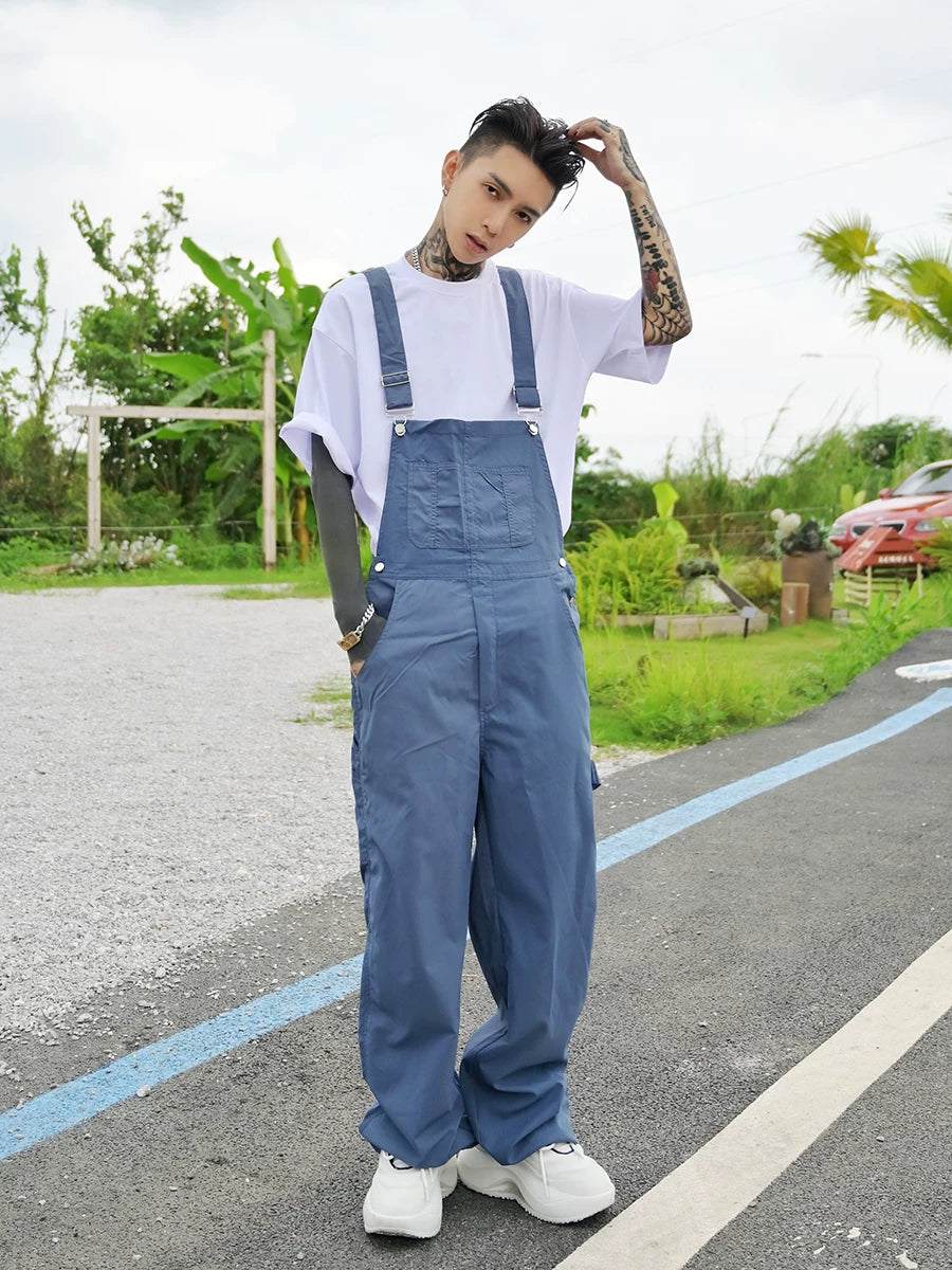 Skyline Workwear Wide‑Leg Overalls