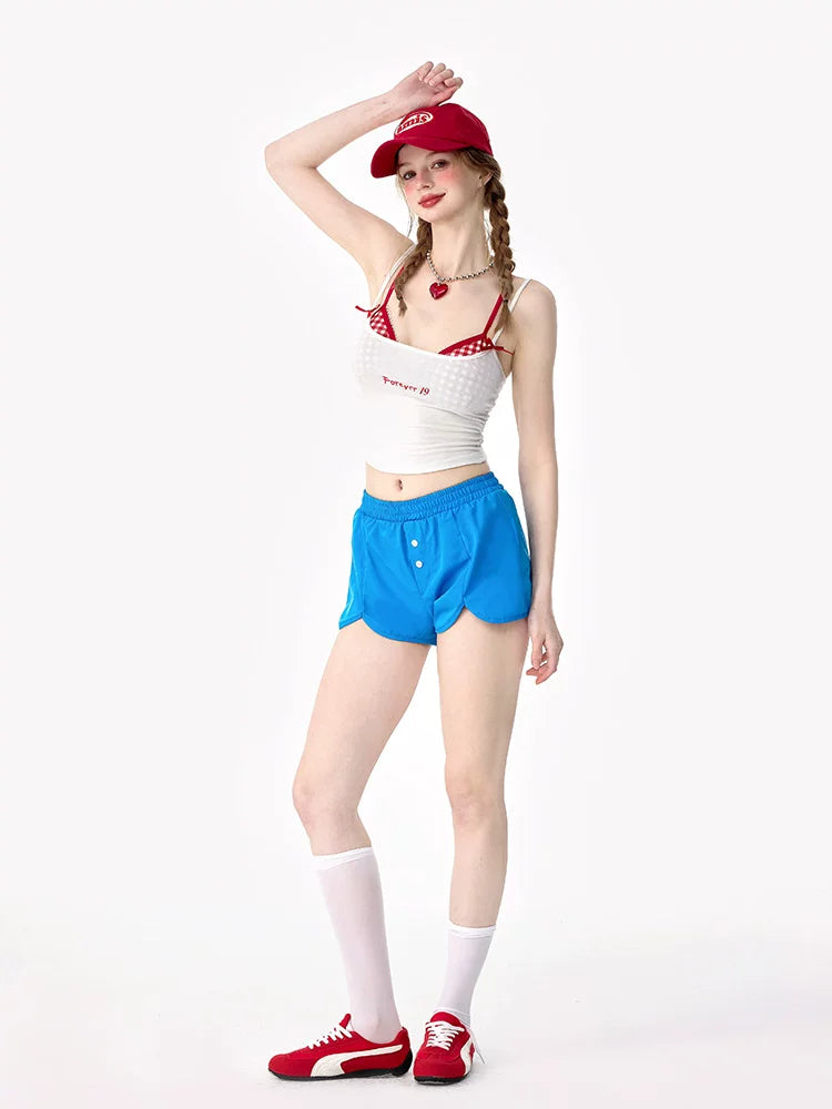 Varsity Cherry Court Mini Swimwear Set