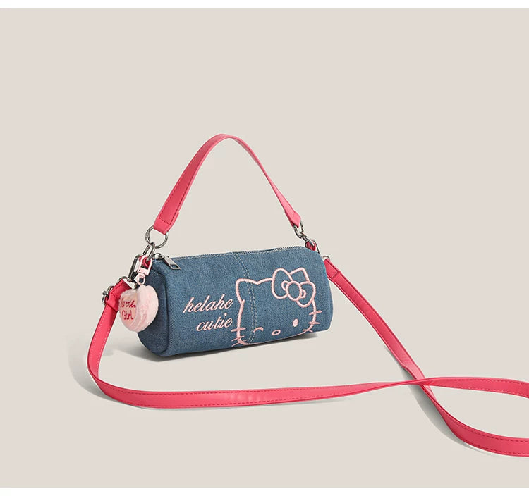 Denim Barbie Kitty Baguette