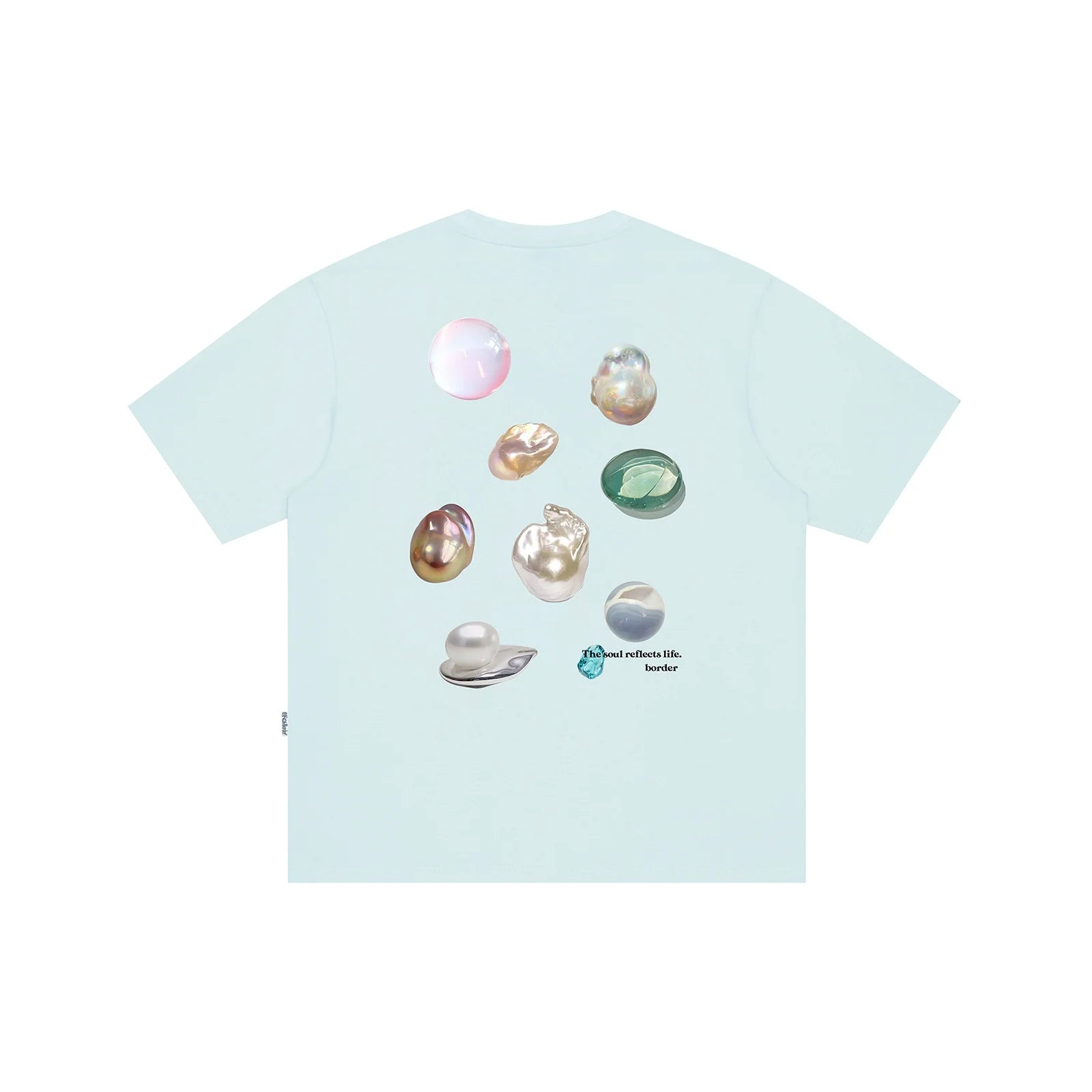 Pearl Embellished Tee - chiclara