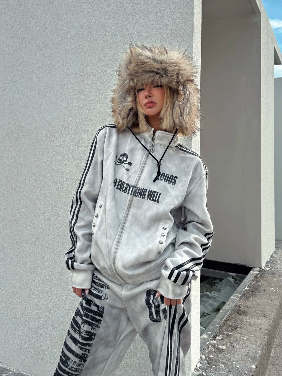 Grunge Relay 2000s Track Jacket