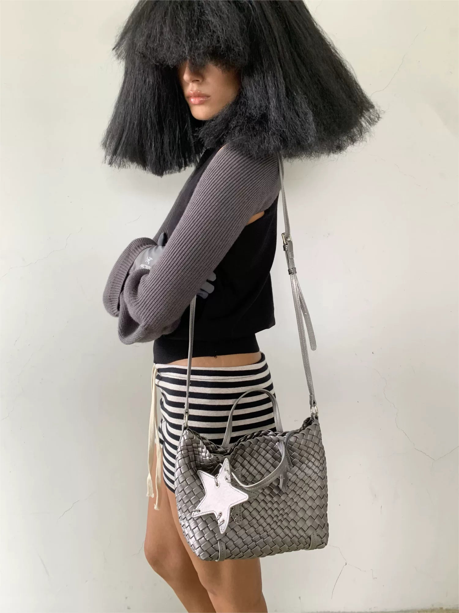 Mini Woven Star Shoulder Bag - view 3