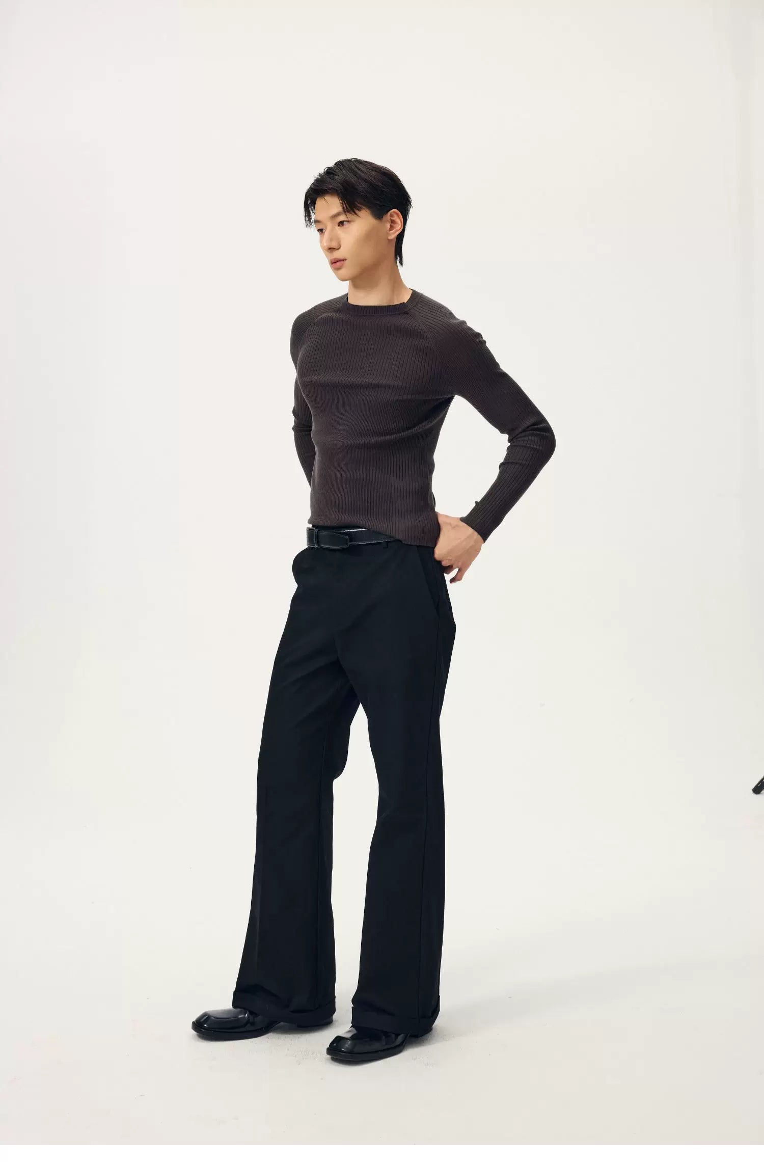 Ebony Line Flare Trousers