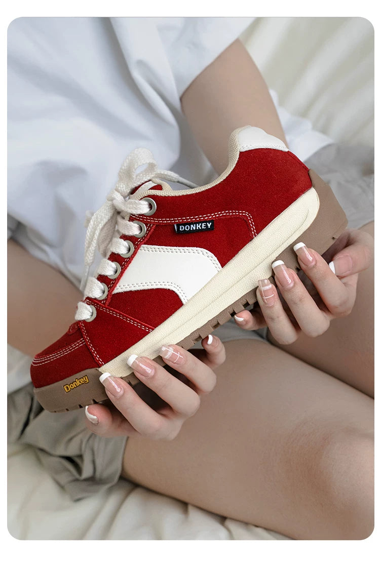 Crest Suede Court Sneakers